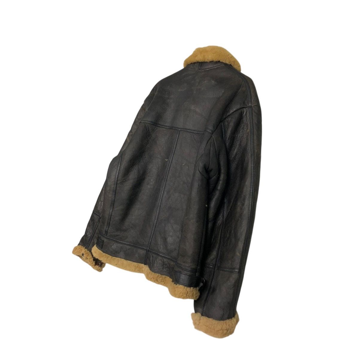 Canterbury of New Zealand 🔥VINTAGE GENUINE LEATHER JACKET SHEARLING CANTERBURY Size US M / EU 48-50 / 2 - 12 Thumbnail