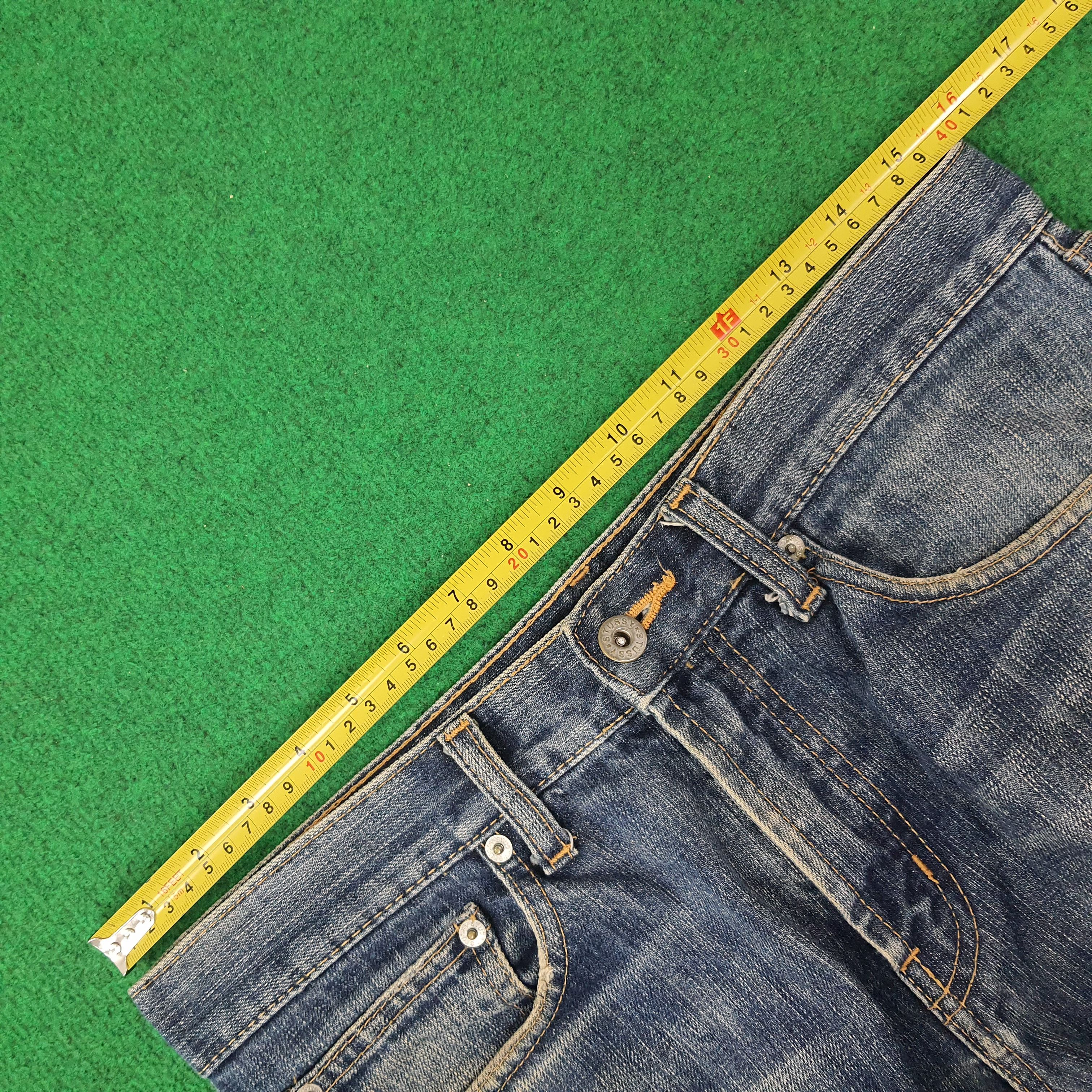 Stussy Vintage Stussy Streetwear Custom Logo Jeans C228N17 Size US 30 / EU 46 - 14 Thumbnail