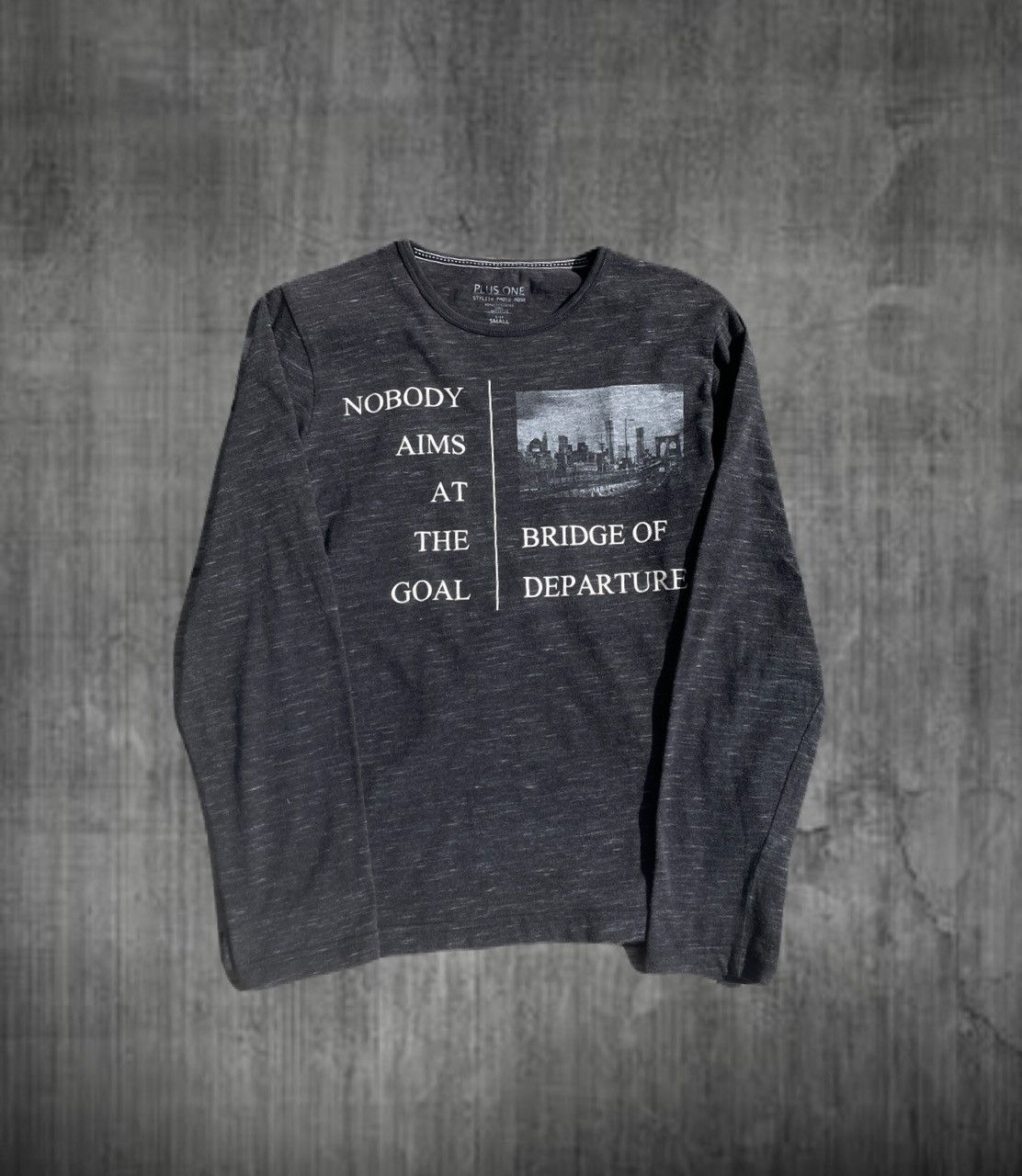 If Six Was Nine 2000s Japanese archive Vkei Poem Design Long Sleeve Tee Y2K Size US XS / EU 42 / 0 - 1 Thumbnail