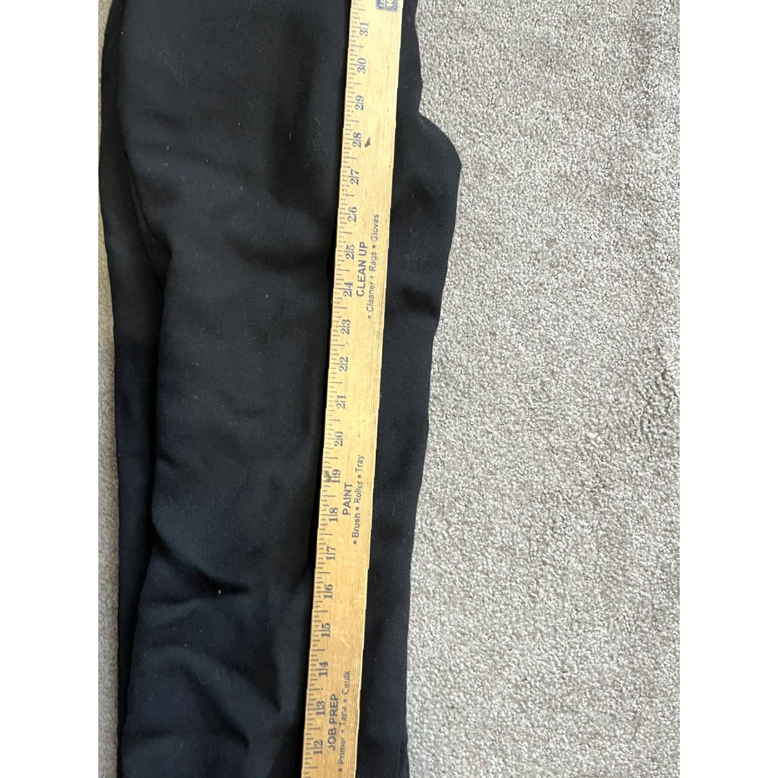 J.Crew j.crew Womens Petite 0P Wool Dress Pants Solid Black Straight Leg Size 25" / US 0 / IT 36 - 7 Thumbnail