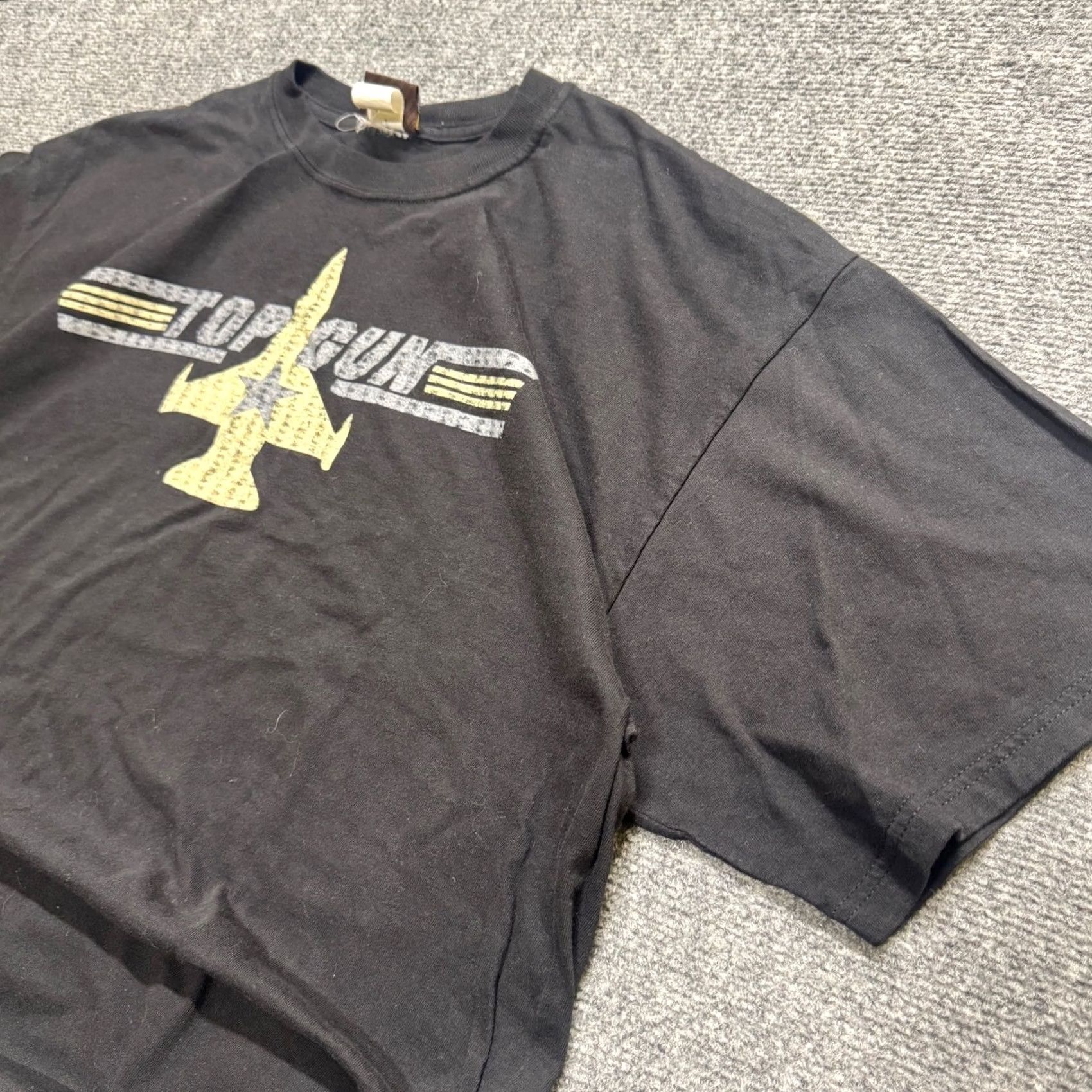 The Unbranded Brand VINTAGE Top Gun T-Shirt Men XL Aces & Eights Made In USA Cotton Black Mens XL Size US XL / EU 56 / 4 - 2 Thumbnail