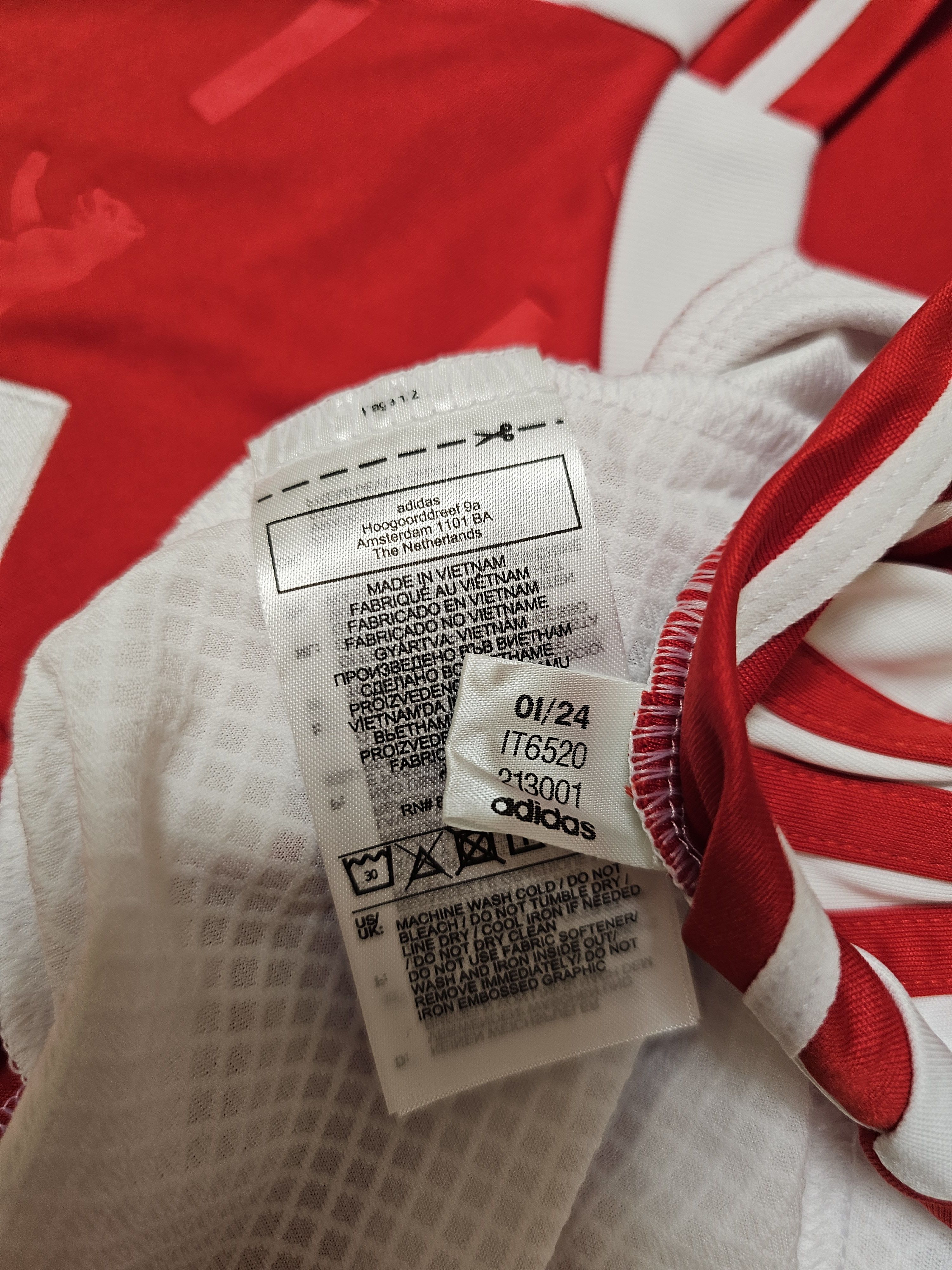 Adidas FC UNION BERLIN 2024 2025 HOME FOOTBALL SHIRT SOCCER JERSEY Size US L / EU 52-54 / 3 - 8 Thumbnail