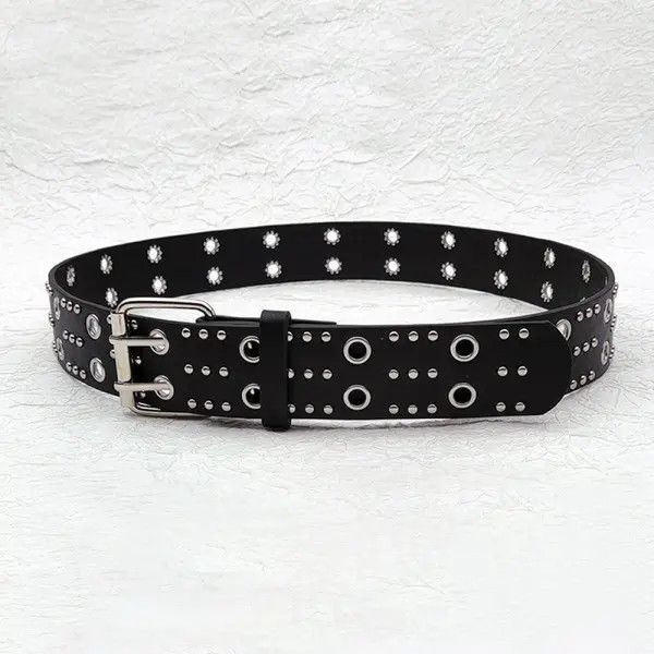 Other Black Studded Belt Size ONE SIZE - 1 Thumbnail