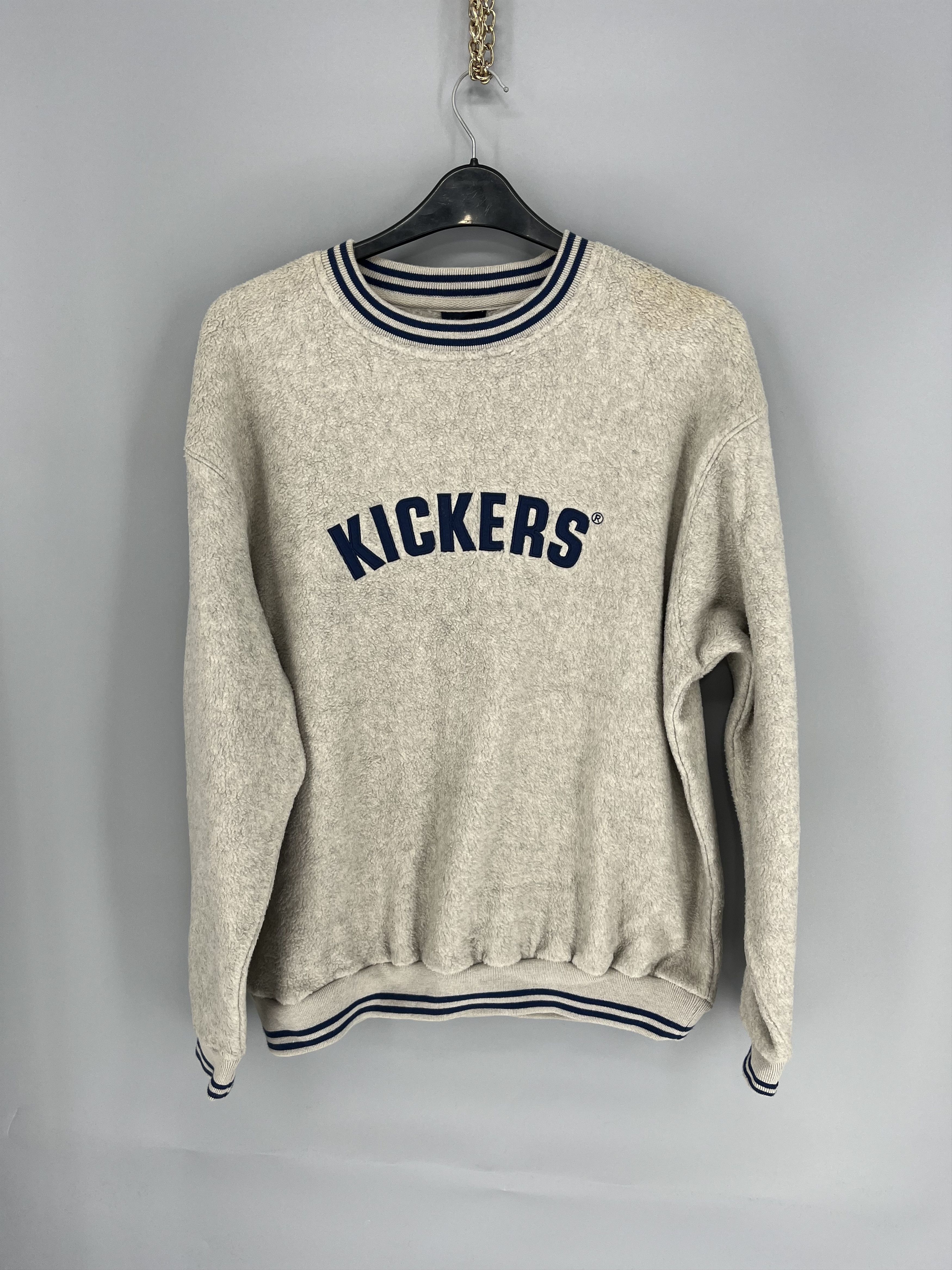 Kickers Vintage KICKERS LOGO FLEECE SWEATSHIRT SHERPA OLD 90s y2k Size US M / EU 48-50 / 2 - 1 Thumbnail