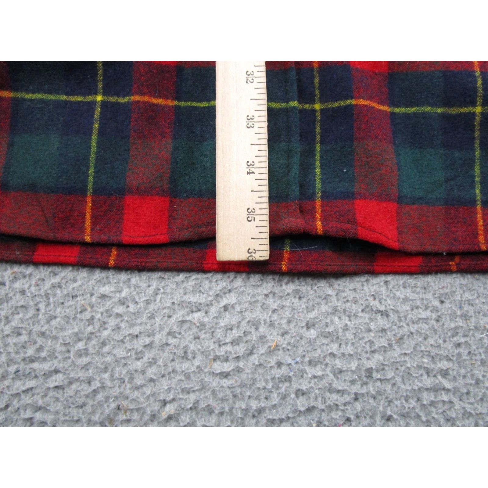 Pendleton VINTAGE Pendleton Shirt Men Long Wool Flannel Plaid Hunting Tartan Lumberjack Red Button-Up Casual 16/Long Pockets Outdoors Size US M / EU 48-50 / 2 - 6 Thumbnail