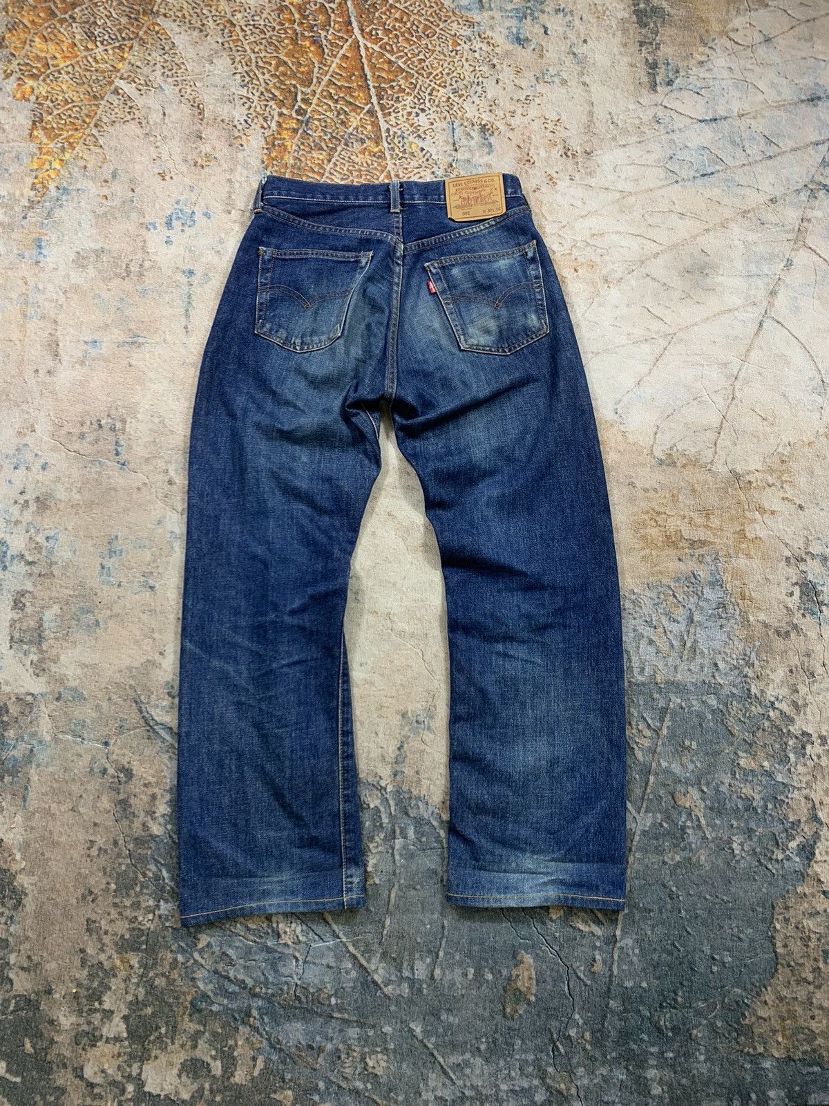 Levi's Vintage Levis 502 Big E selvedge Button J22 Denim Jeans Size US 30 / EU 46 - 2 Thumbnail