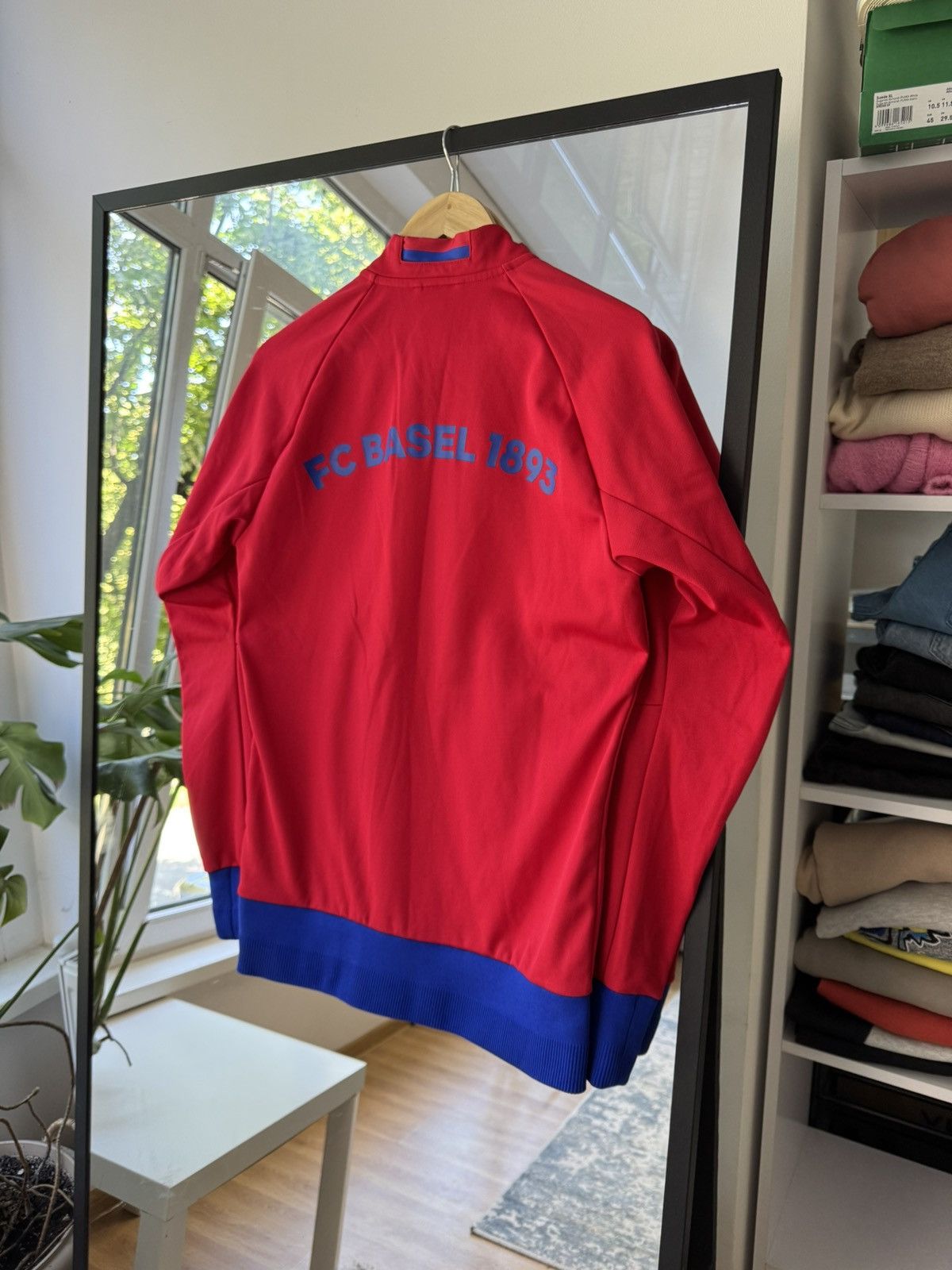 Adidas Adidas FC Basel 1893 track jacket Size US S / EU 44-46 / 1 - 2 Thumbnail