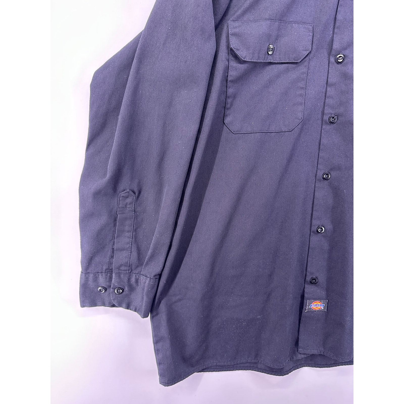 Dickies Vintage 2006 Dickies Black Button Down Longsleeve Shirt Sz L Size US L / EU 52-54 / 3 - 3 Thumbnail