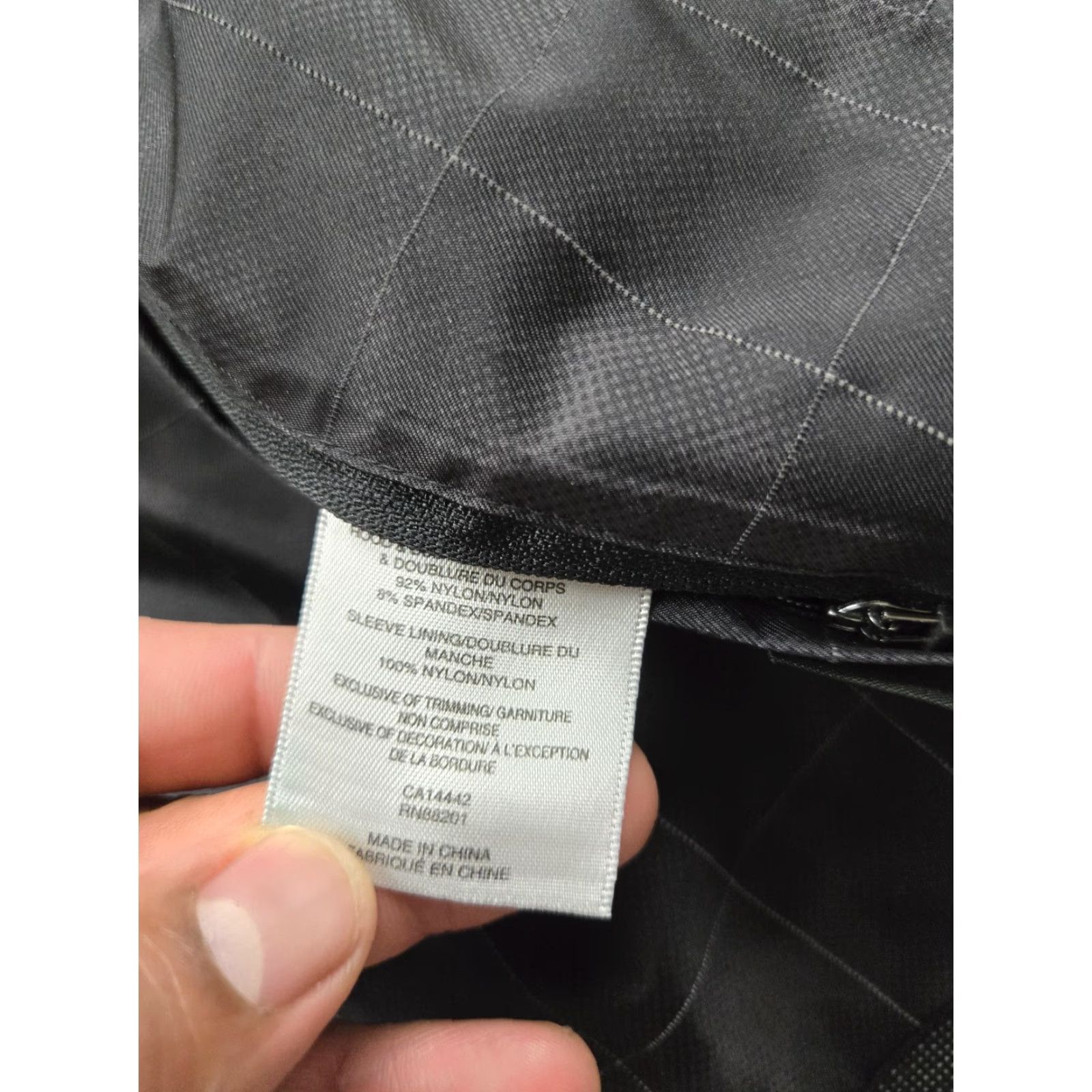 Vintage MPG x Betabrand Jacket Small Black Reversible Reflective Grid Plaid Full Zip Mens Size US S / EU 44-46 / 1 - 5 Thumbnail