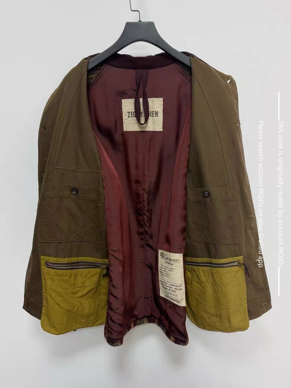 Ziggy Chen Sz 46 Ziggy Chen 18AW Maple Pattern Archive Jacket mojo.s Size US S / EU 44-46 / 1 - 3 Thumbnail