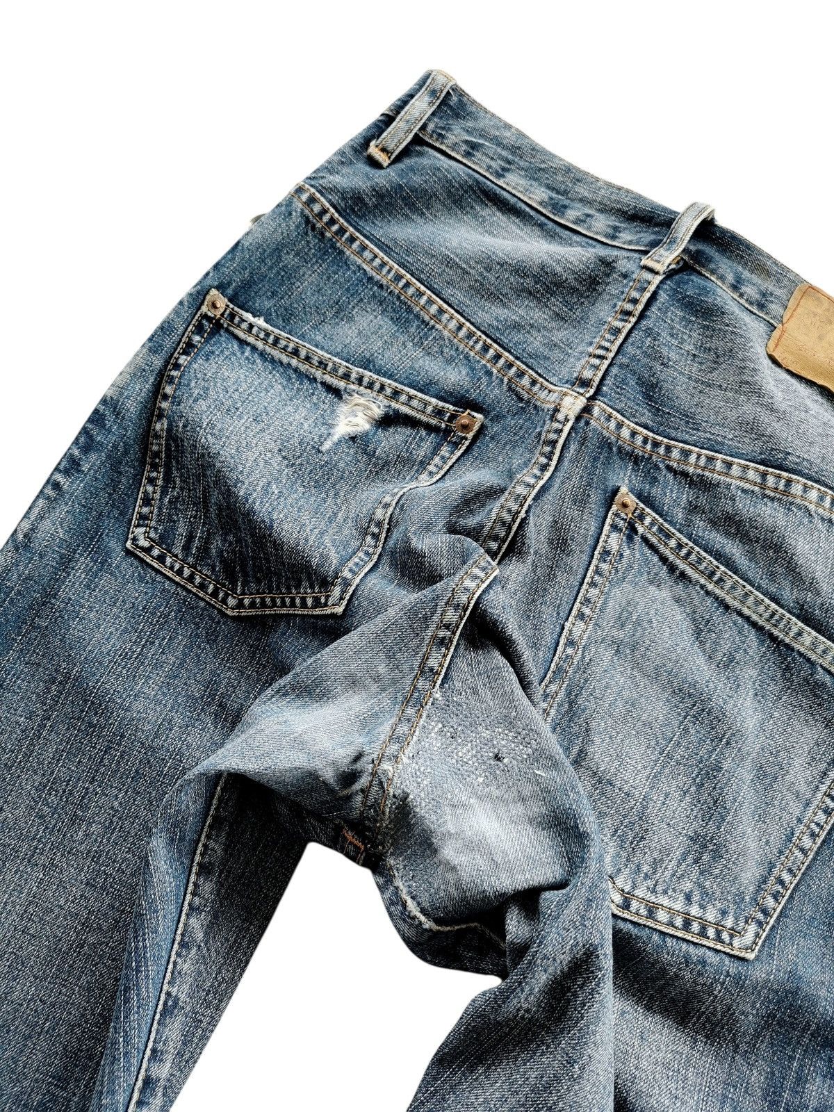 Punk and Yo Rna Inc Distressed Studded Pocket Punk Jeans Size US 30 / EU 46 - 4 Thumbnail