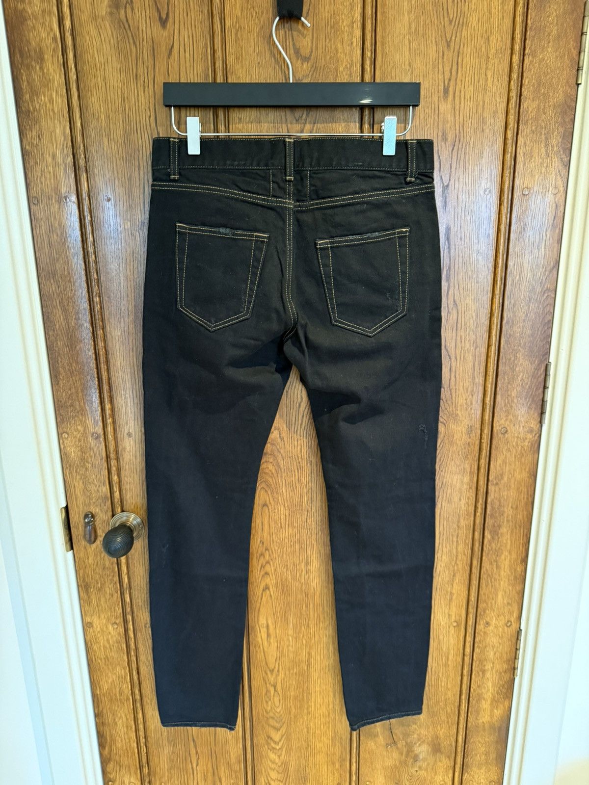 Saint Laurent Paris SS16 Saint Laurent surf sound crash trash black ripped jeans Size US 30 / EU 46 - 16 Thumbnail