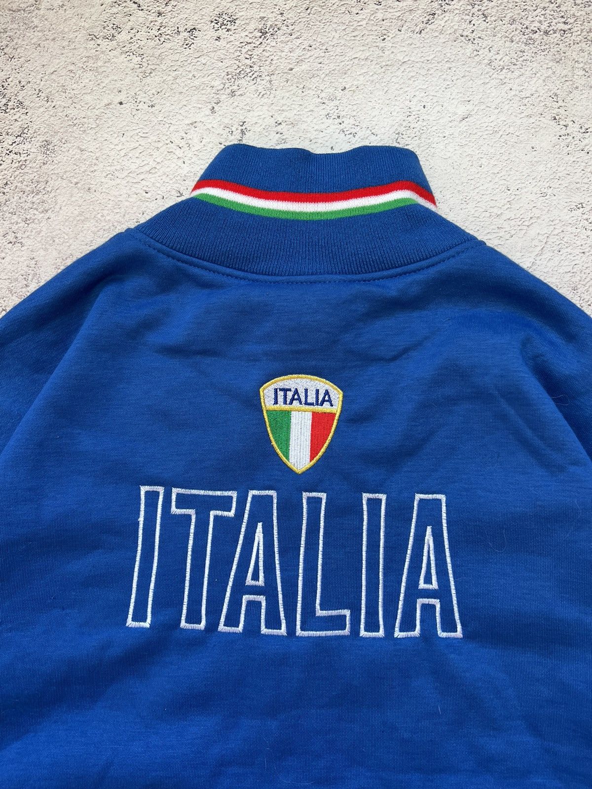 Vintage Y2K ITALIA BIG LOGO TRACK JACKET LIKE KAPPA BLOKE CORE Size US XL / EU 56 / 4 - 8 Thumbnail