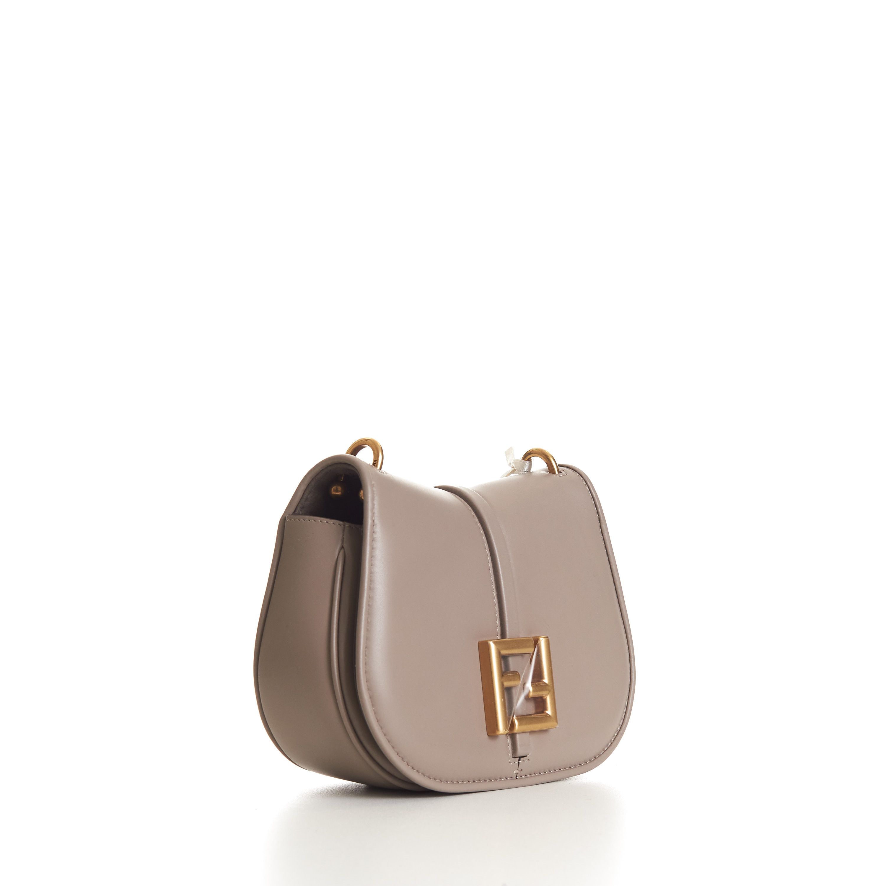 Fendi C’mon Mini Dove Gray Smooth Leather Size ONE SIZE - 11 Thumbnail