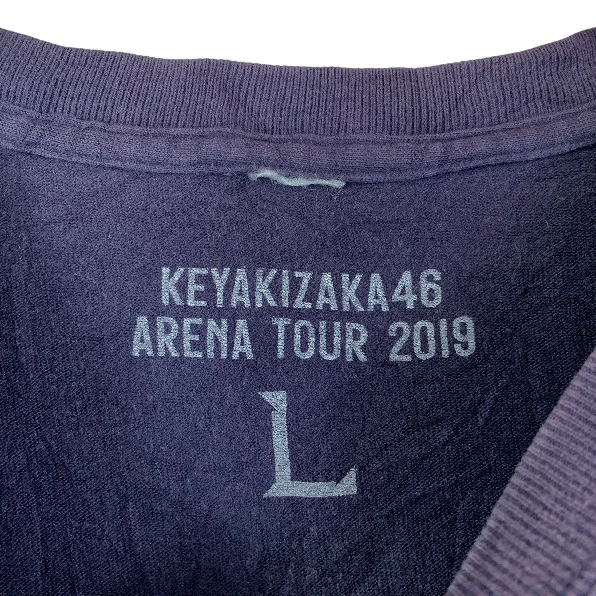 Vintage Keyakizaka46 Arena Tour 2019 Purple HYZ Graphic Size US L / EU 52-54 / 3 - 3 Thumbnail