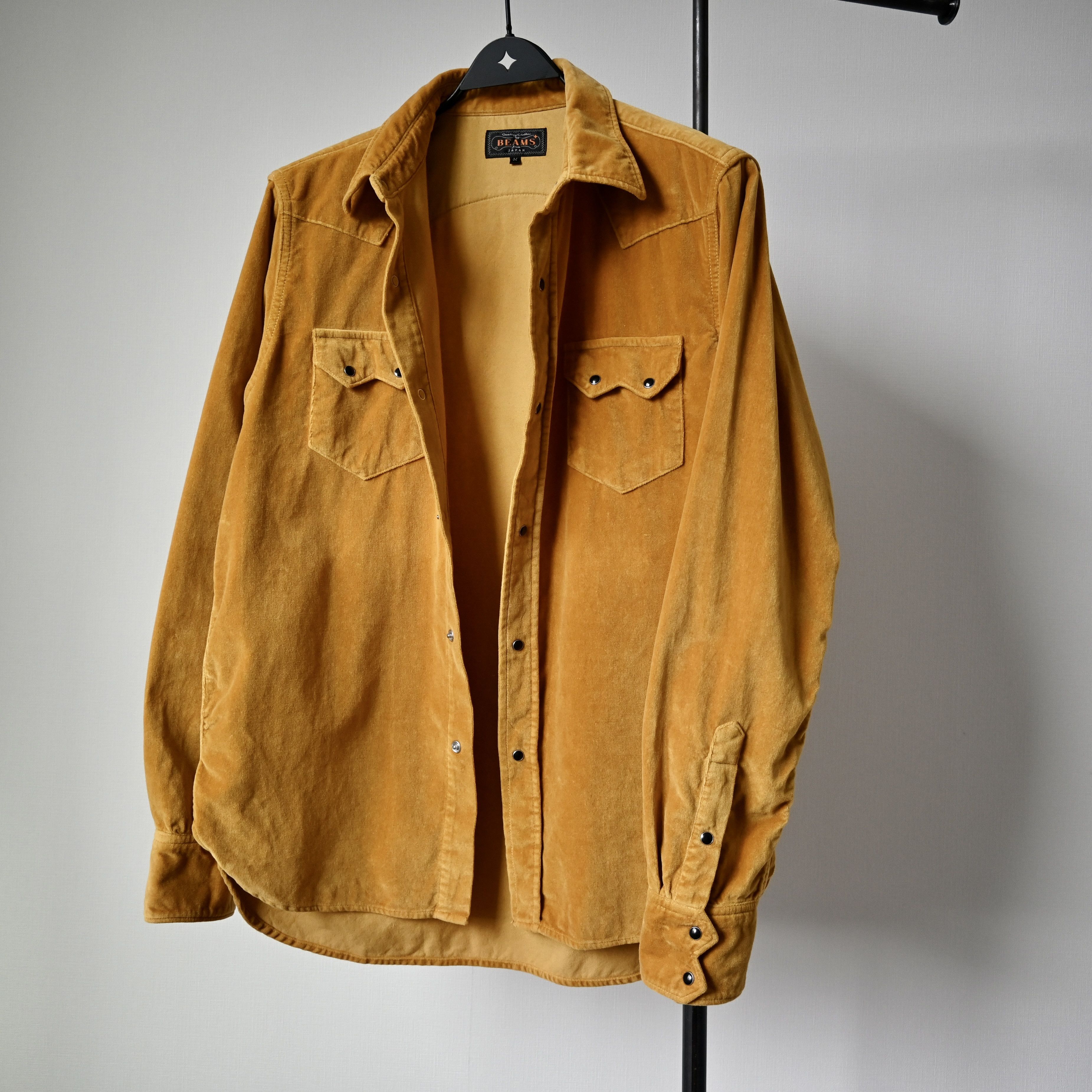 Beams Plus BEAMS Plus cotton velveteen western shirt, full pearl snap Size US M / EU 48-50 / 2 - 21 Thumbnail