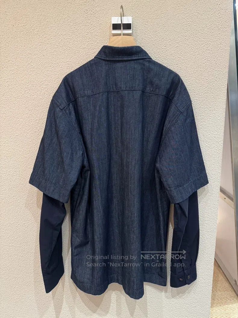 Dries Van Noten Dries Van Noten Autumn/Winter Patchwork Sleeve Shirt Size US S / EU 44-46 / 1 - 4 Thumbnail