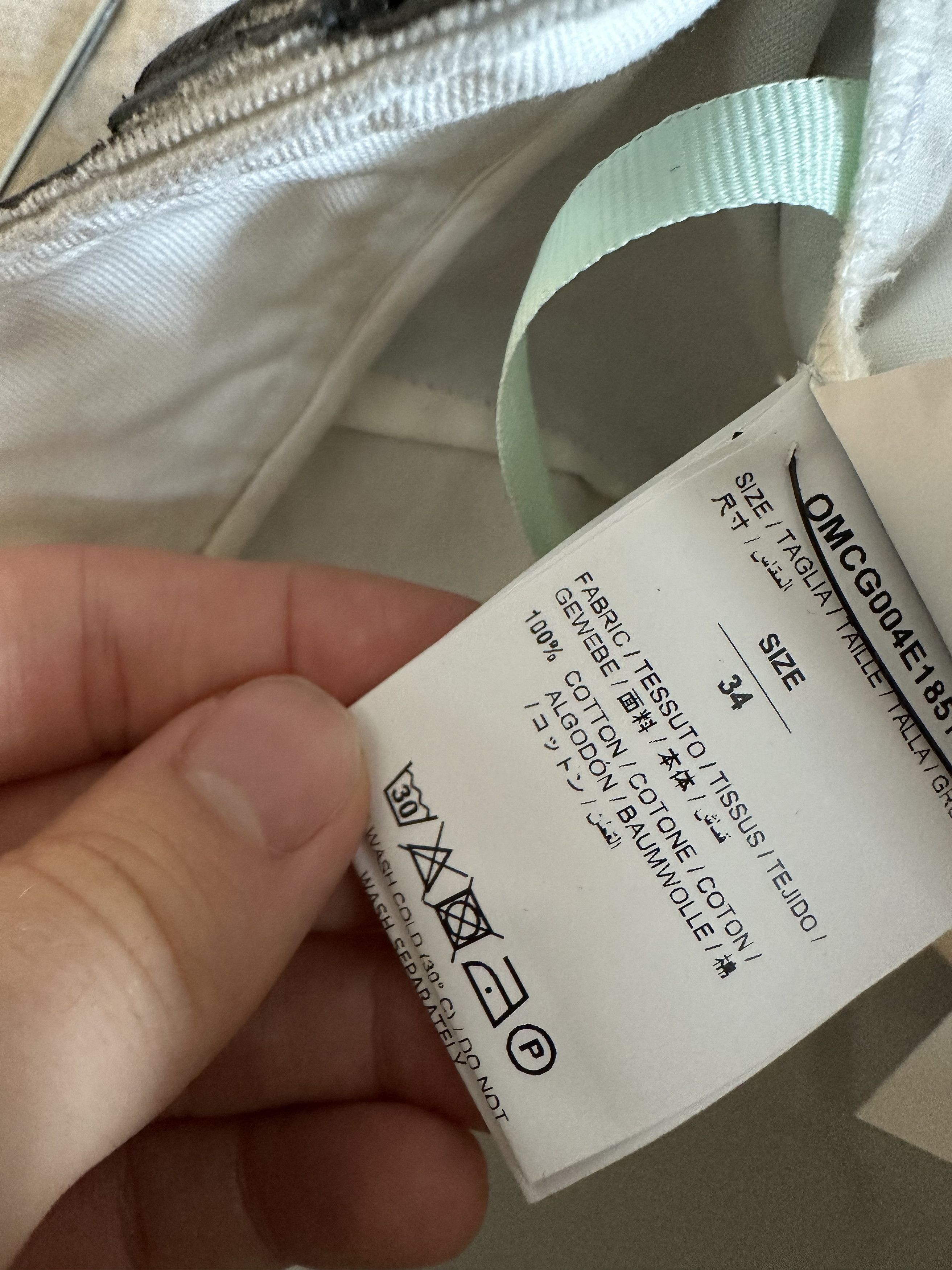 Off-White Off-White Canvas Work Pants Size US 34 / EU 50 - 5 Thumbnail
