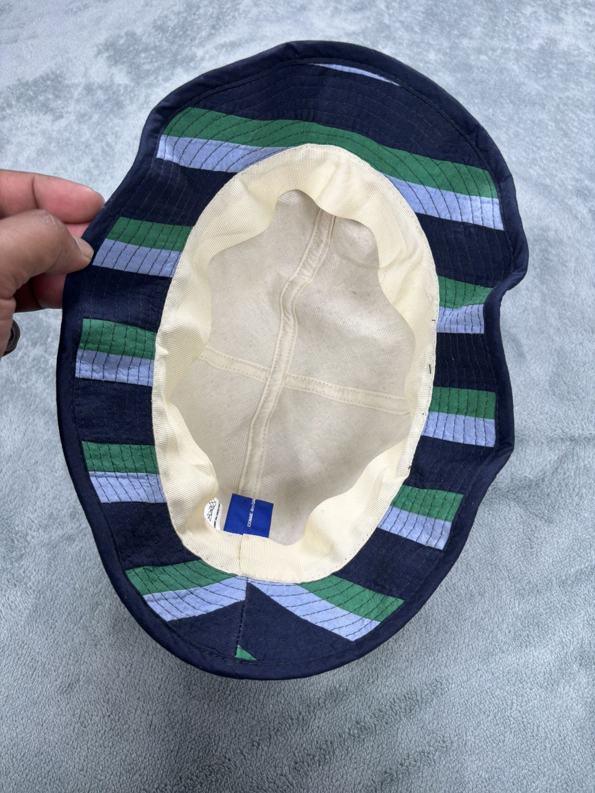 Comme des Garcons Comme des Garcons Stripe Hat Size ONE SIZE - 7 Thumbnail