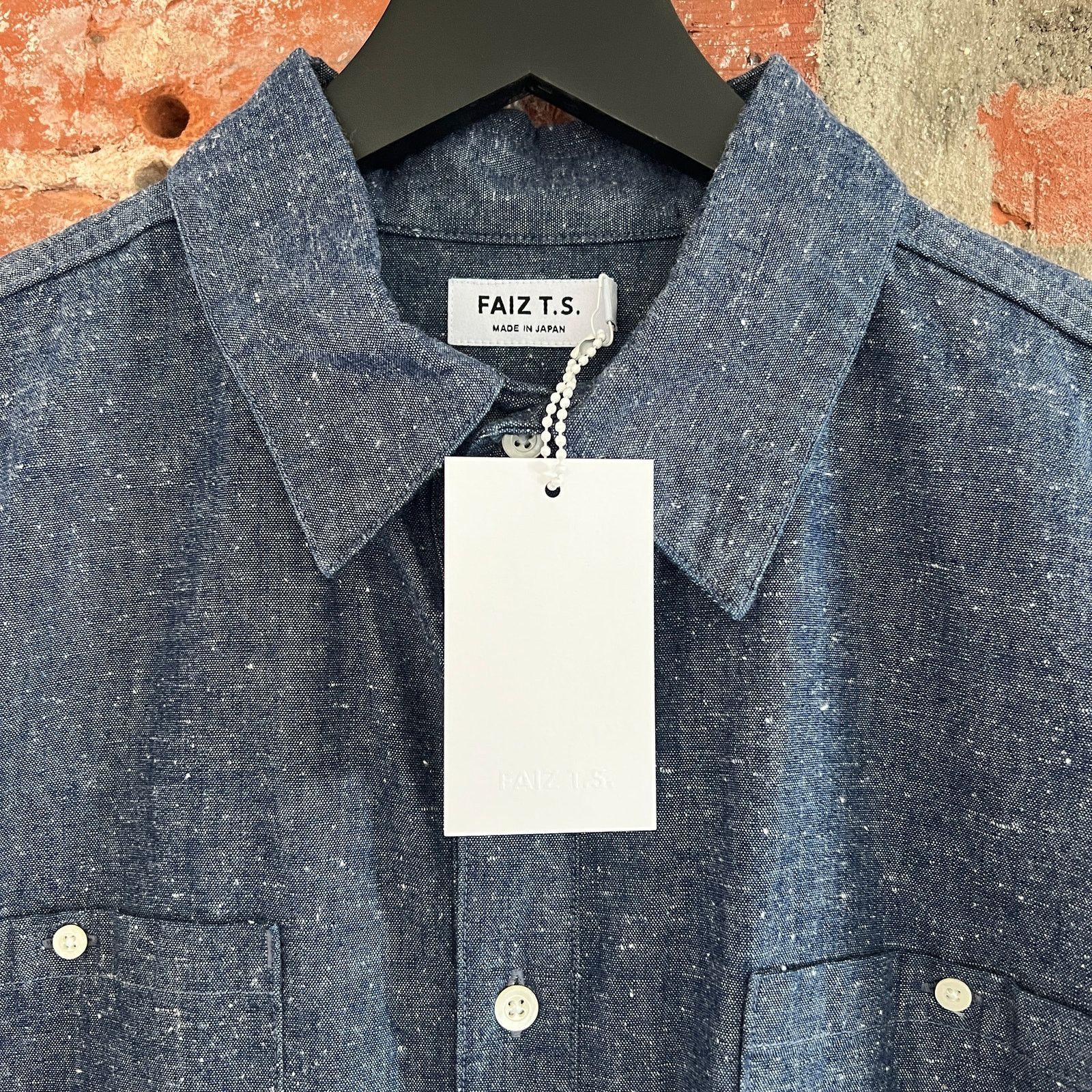 Japanese Brand FAIZ T.S. Made Japan Men's Arrow Nep Shirt M NWT Size US M / EU 48-50 / 2 - 4 Thumbnail