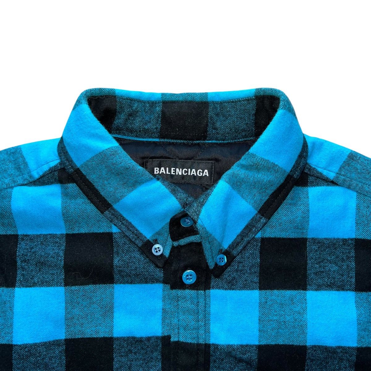 Balenciaga BALENCIAGA 2021AW flannel padded shirts jacket Size US S / EU 44-46 / 1 - 2 Thumbnail