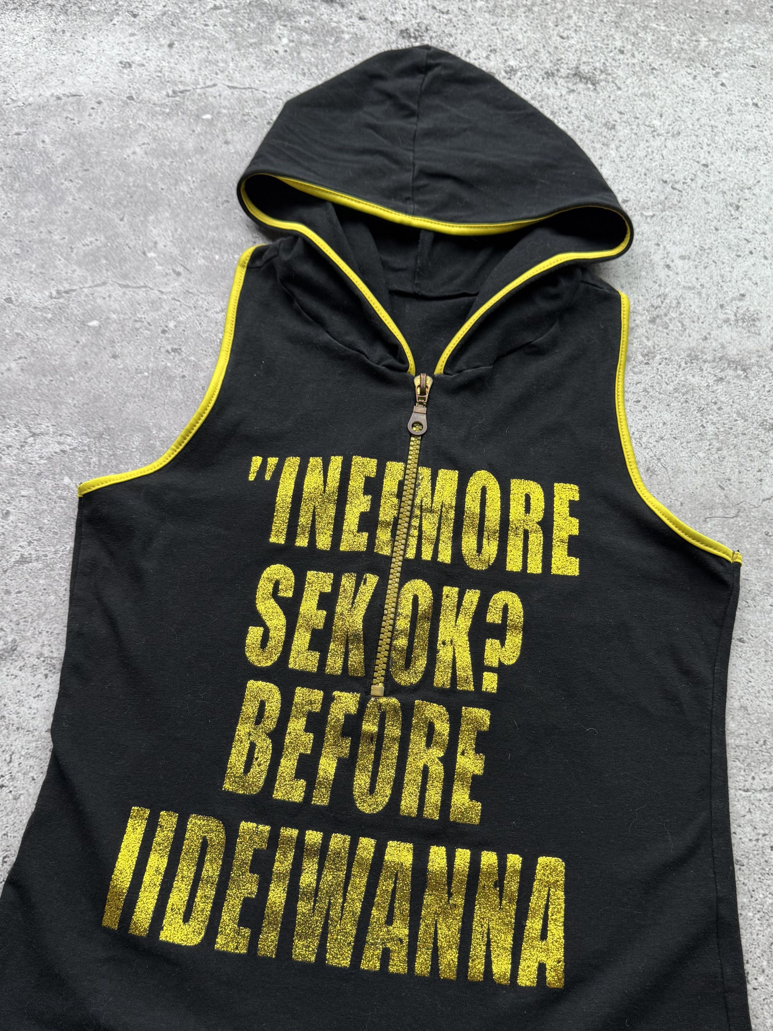 Hysteric Glamour Vintage Hooded Tank Top C609(V440)(E8) Size S / US 4 / IT 40 - 2 Thumbnail