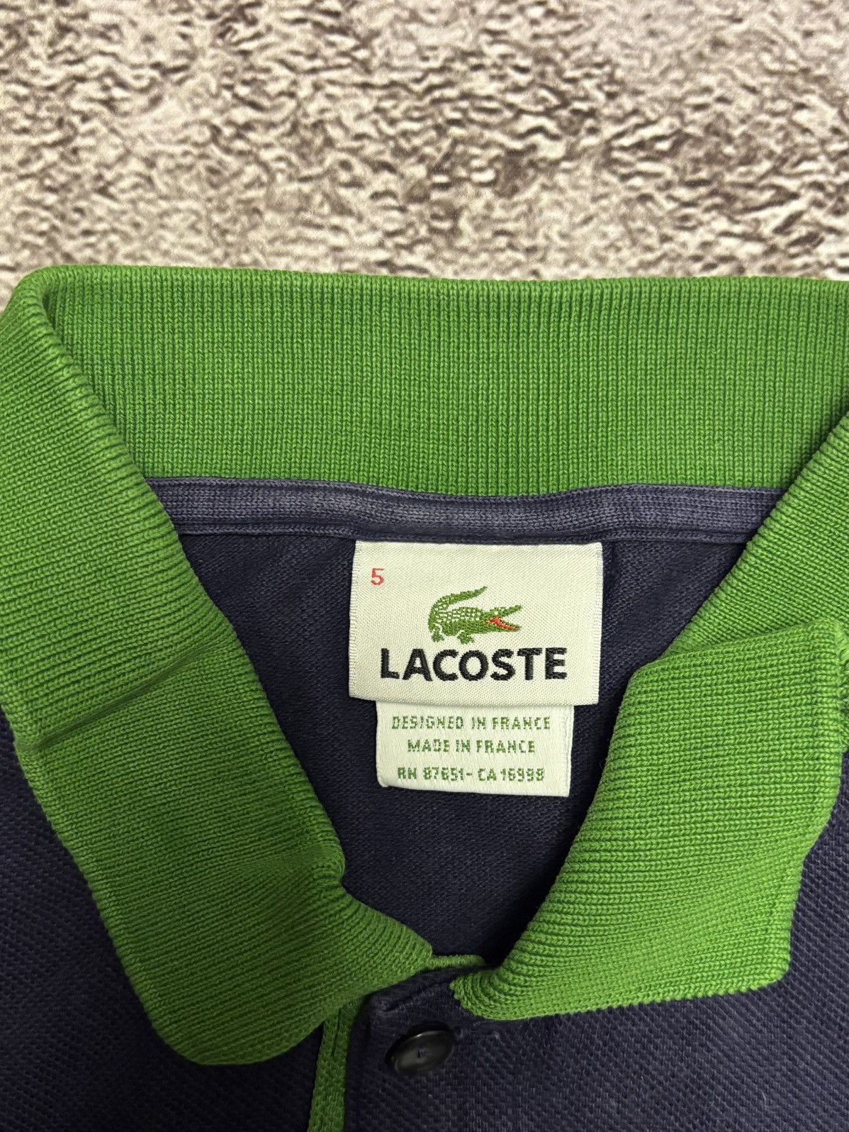 Lacoste Vintage Lacoste Brazil Flag Logo Polo T- 2 shirt Very rare Size US S / EU 44-46 / 1 - 3 Thumbnail