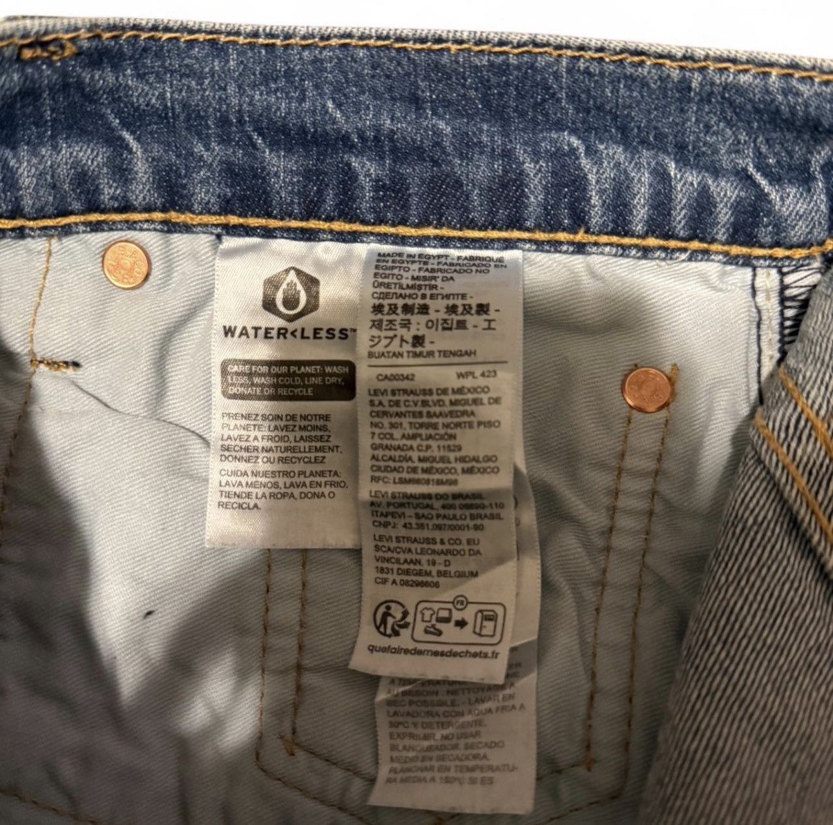 Levi's Levi 405 blue Jorts Size US 32 / EU 48 - 3 Thumbnail