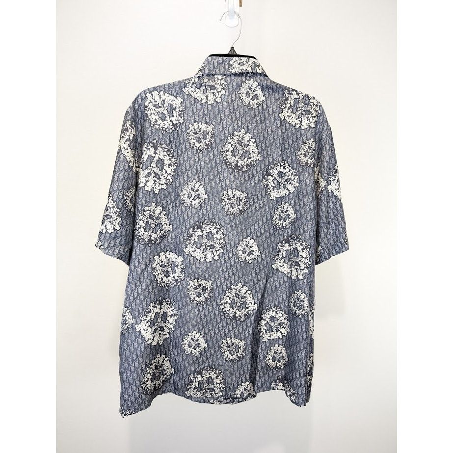 DENIM TEARS × Dior o1rshd1 M. Woven Shirt in Blue Size US M / EU 48-50 / 2 - 8 Thumbnail