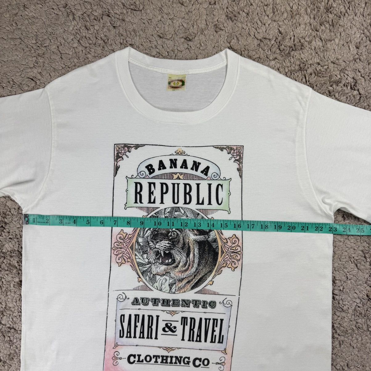 Banana Republic Vintage Banana Republic Safari& Travel Tiger Graphic T-shirt Size US L / EU 52-54 / 3 - 12 Thumbnail