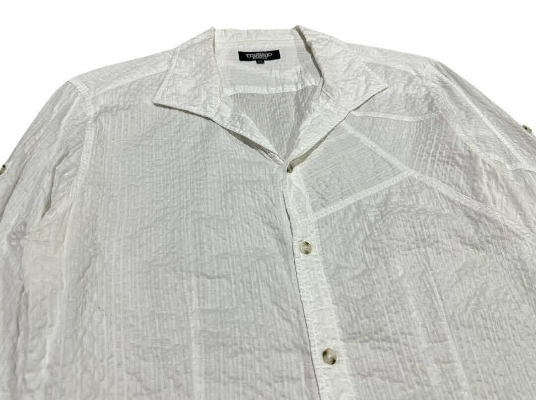 Tornado Mart 🔥Sick Y2K Tornado Mart Asymmetric Wrinkled Shirt Size US L / EU 52-54 / 3 - 1 Thumbnail