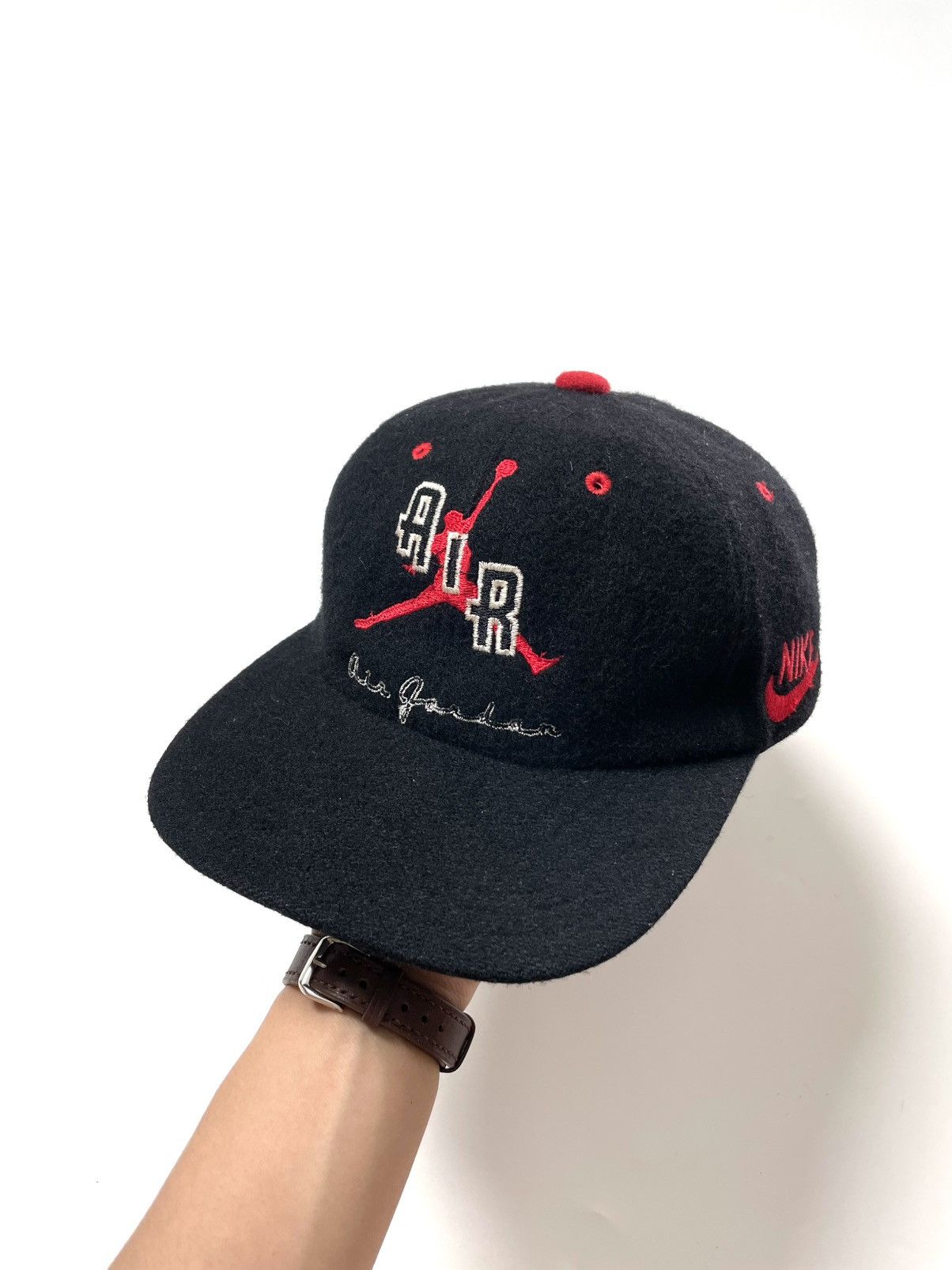 Nike 1990’s Nike Air Jordan 23 Wool Hat Black Size ONE SIZE - 5 Thumbnail