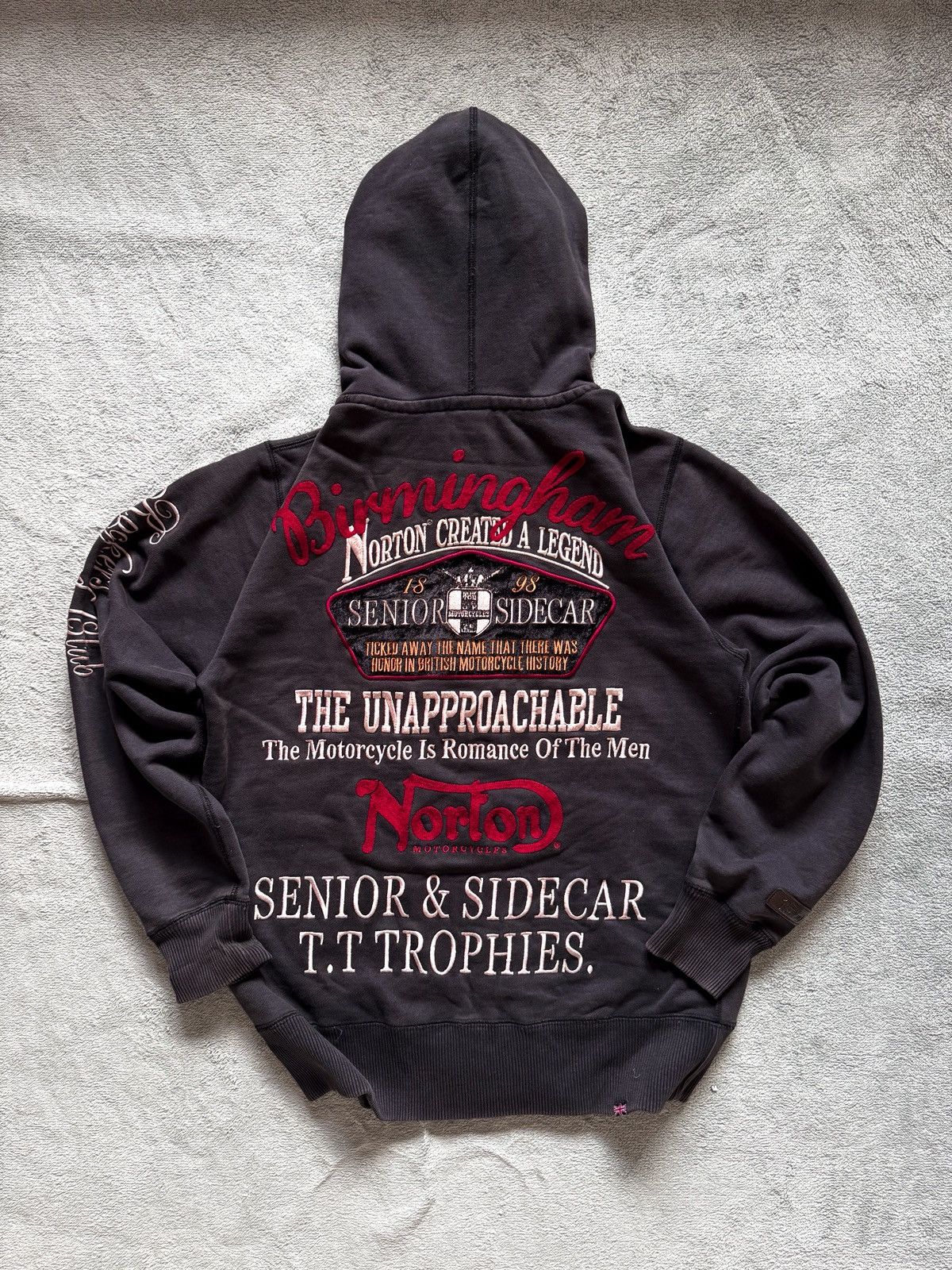 Norton Vintage Norton Motorcycle Rockers Speed Club Hoodie Size US L / EU 52-54 / 3 - 1 Thumbnail