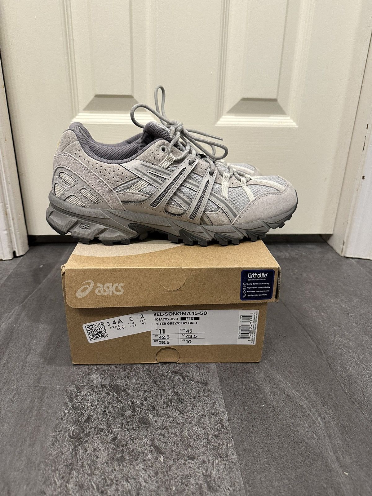 ★ASICS★Asics Gel-Sonoma 15-50 Oyster Grey Clay Grey★ ASICS Gel-Sonoma 15-50 Oyster Grey Clay Grey Men's