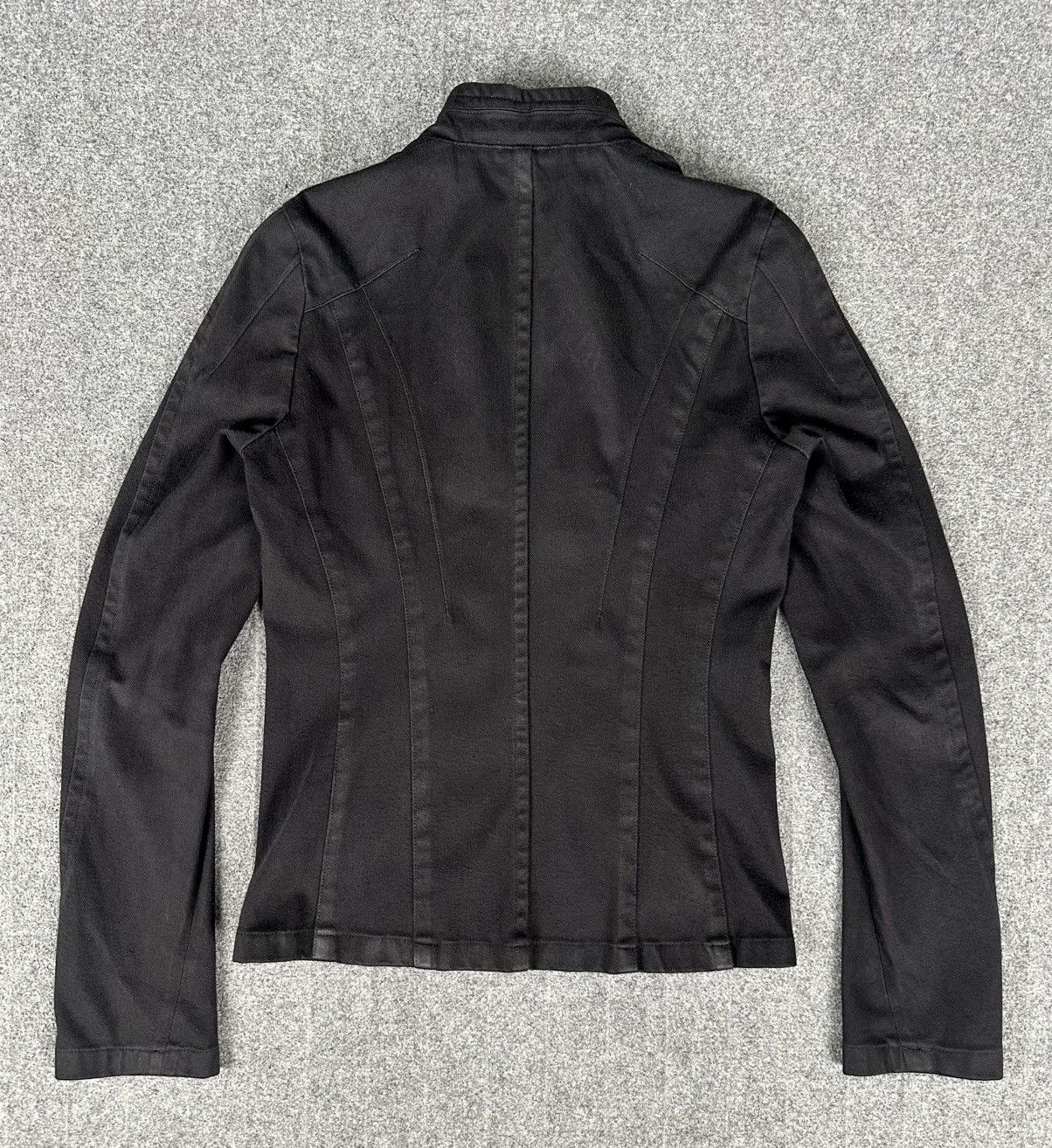 Julius Julius - SS12 “Edge” Waxed Funnel Neck Banana Sleeve Jacket Size US M / EU 48-50 / 2 - 9 Thumbnail