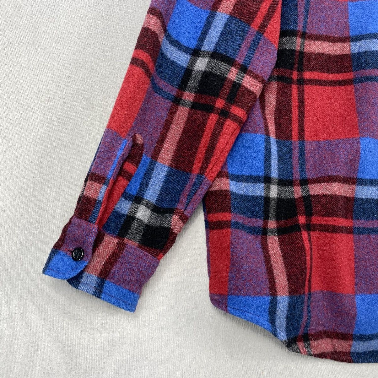 Flannel Vintage Oshkosh Chekered Button Up Wool Jacket Size US L / EU 52-54 / 3 - 6 Thumbnail
