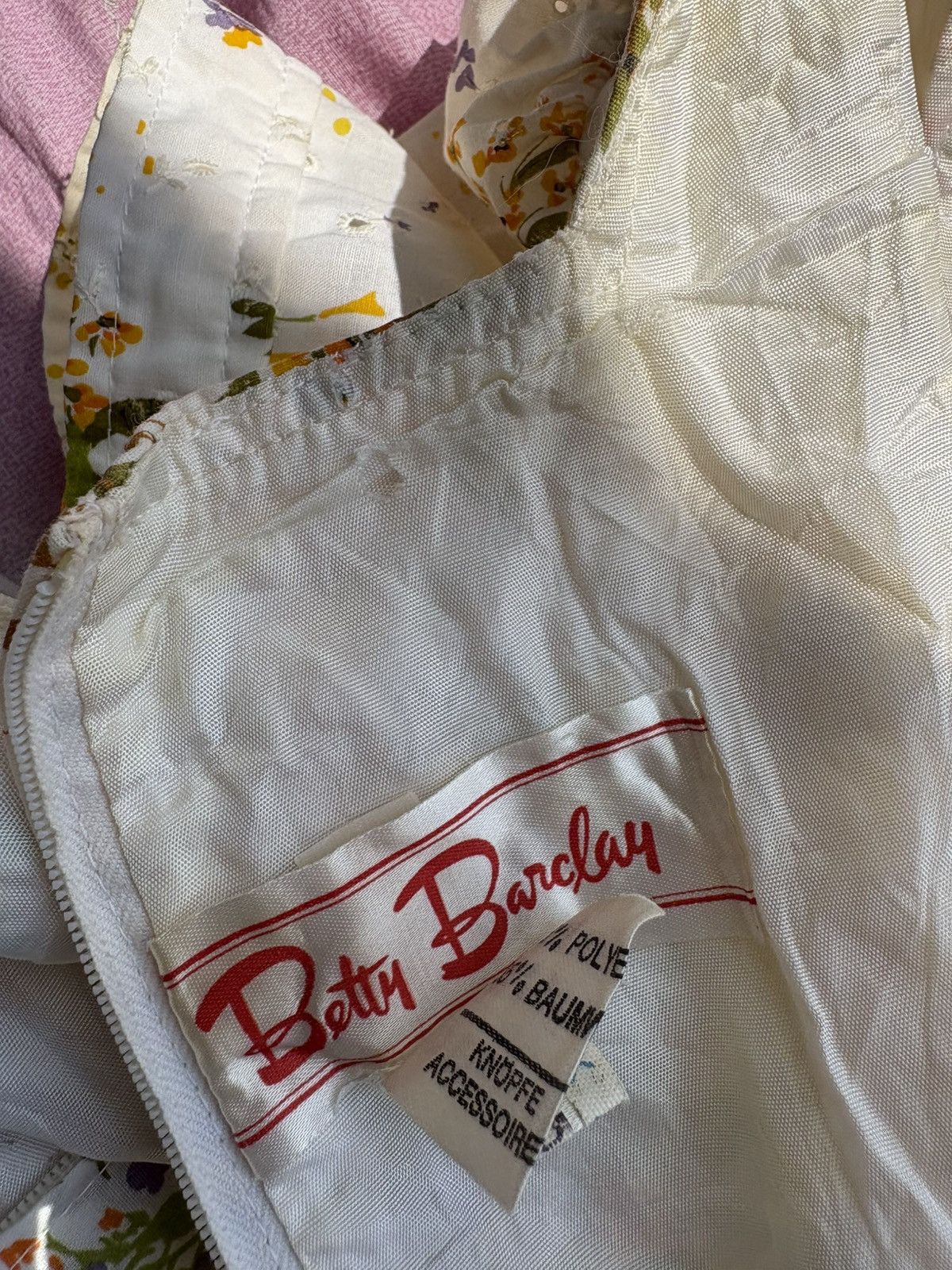 Vintage 50s Betty Barclay dress Size S / US 4 / IT 40 - 24 Thumbnail
