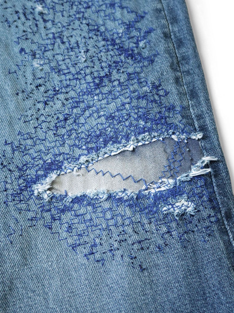 Kapital KAPITAL 14oz indigo denim pants monkey cisco jeans 3year 36 Size US 36 / EU 52 - 14 Thumbnail
