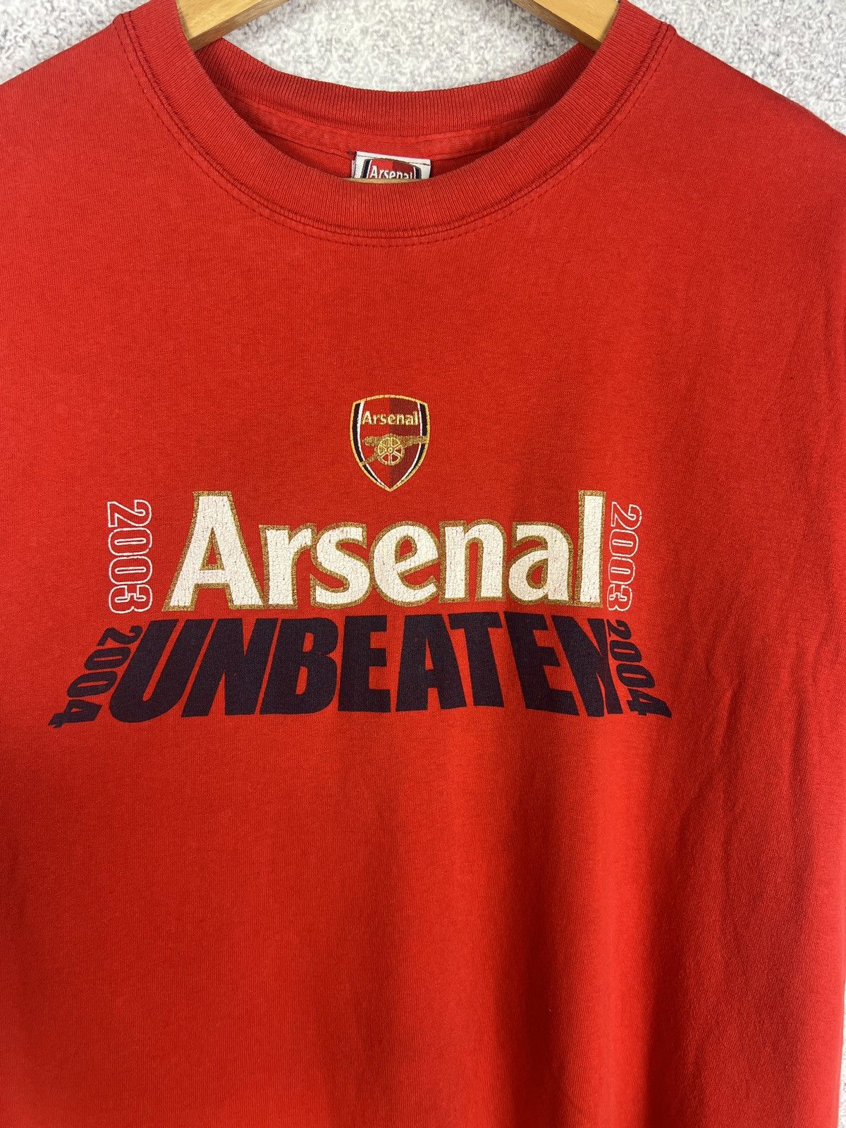 Other Vintage Arsenal Unbeaten 2003 2004 Champion EPL Football Tee Size US M / EU 48-50 / 2 - 3 Thumbnail