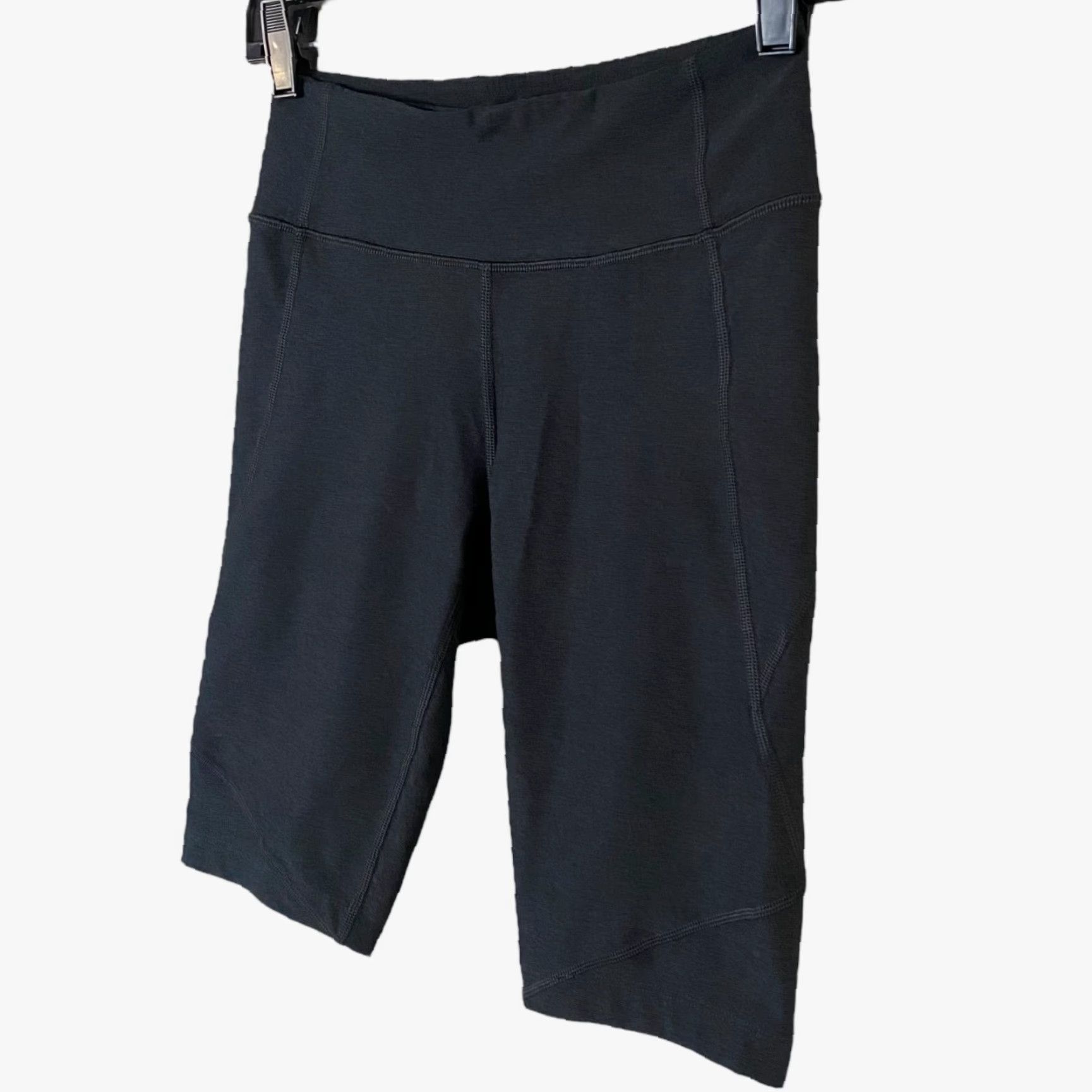 Outdoor Voices Outdoor Voices Biker Shorts Black Women S 10" Compression Activewear Everyday Stretch Size 28" / US 6 / IT 42 - 2 Thumbnail