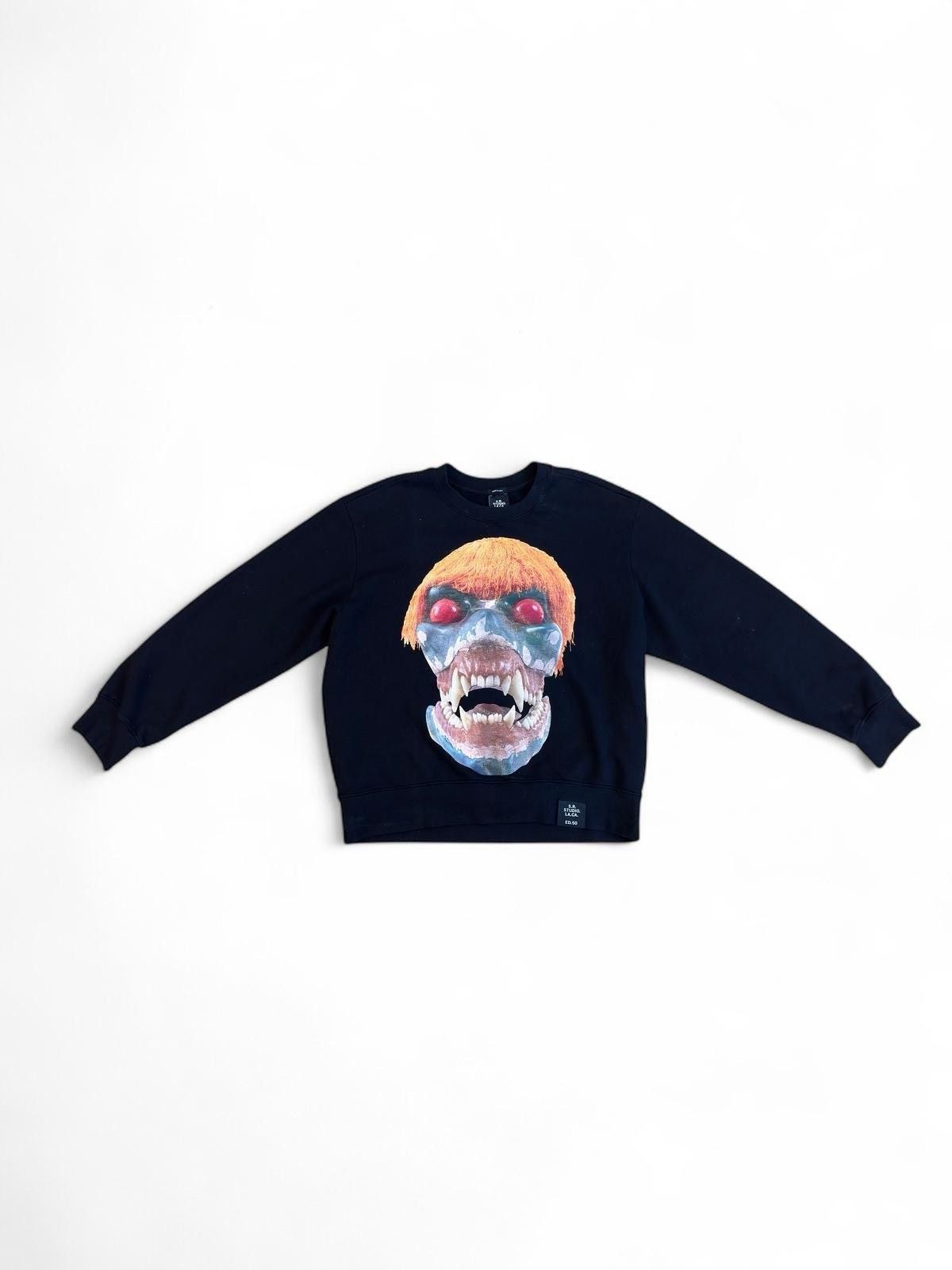 Sterling Ruby Sterling Ruby Orange Skull Sweatshirt Size US L / EU 52-54 / 3 - 2 Thumbnail