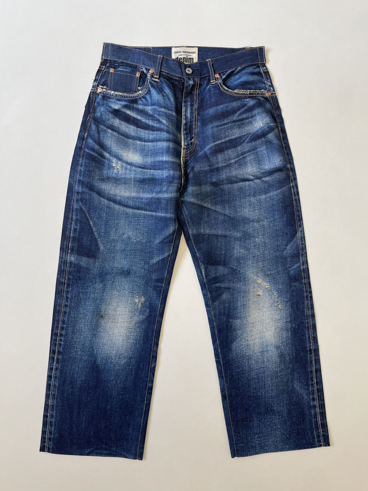 Junya Watanabe S/S ‘Trompe L'oeil’ Denim Printed Jeans Size US 30 / EU 46 - 1 Thumbnail