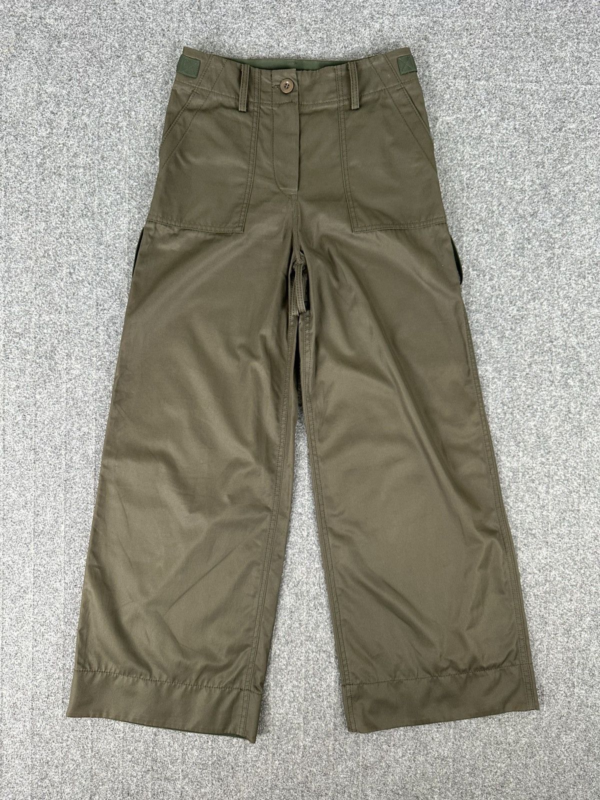 Sacai Sacai - Military Cargo Bondage Pants in Army Green Size 28" / US 6 / IT 42 - 2 Thumbnail