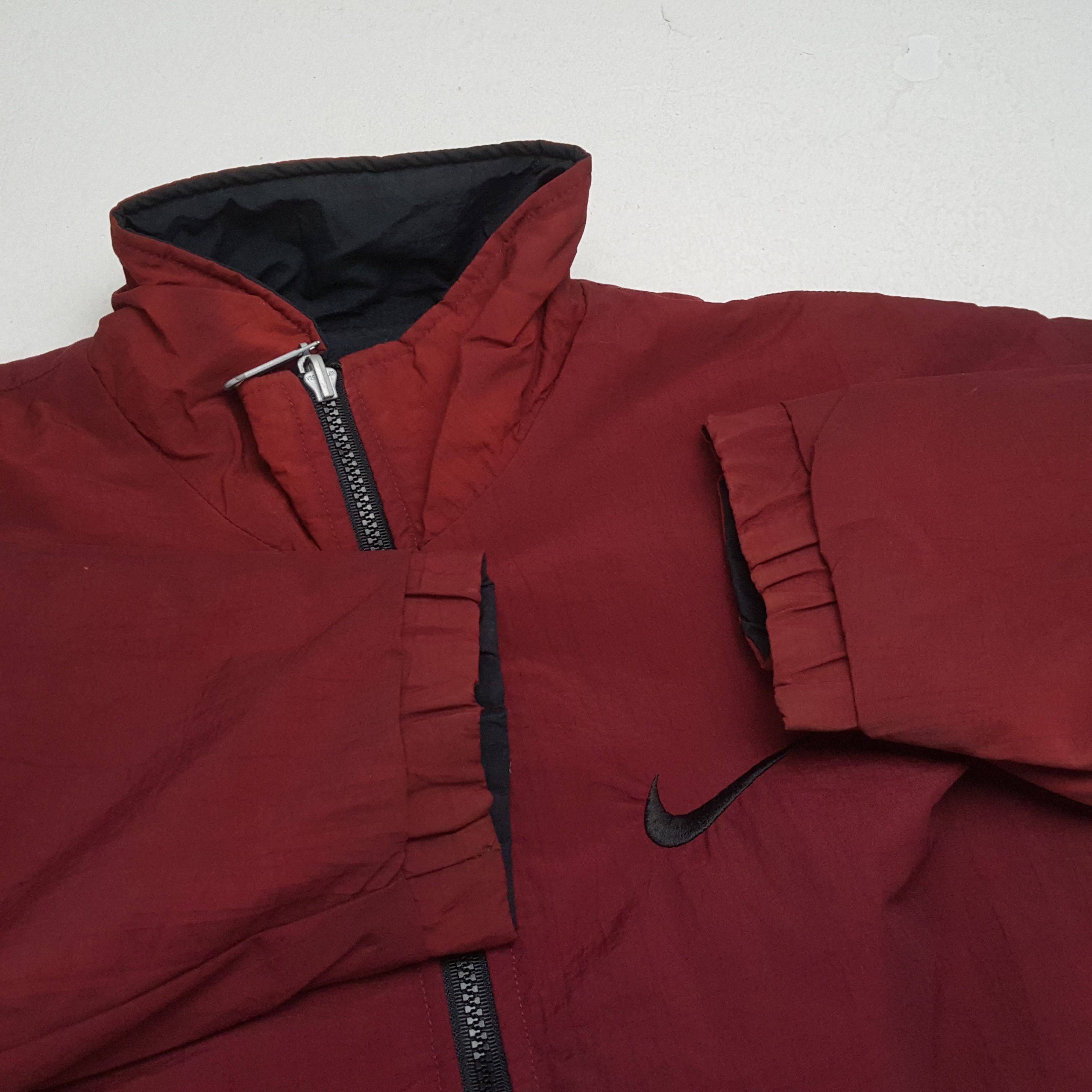 Nike × Vintage Nike Reversible Jacket Big Logo Design Size US XL / EU 56 / 4 - 13 Thumbnail