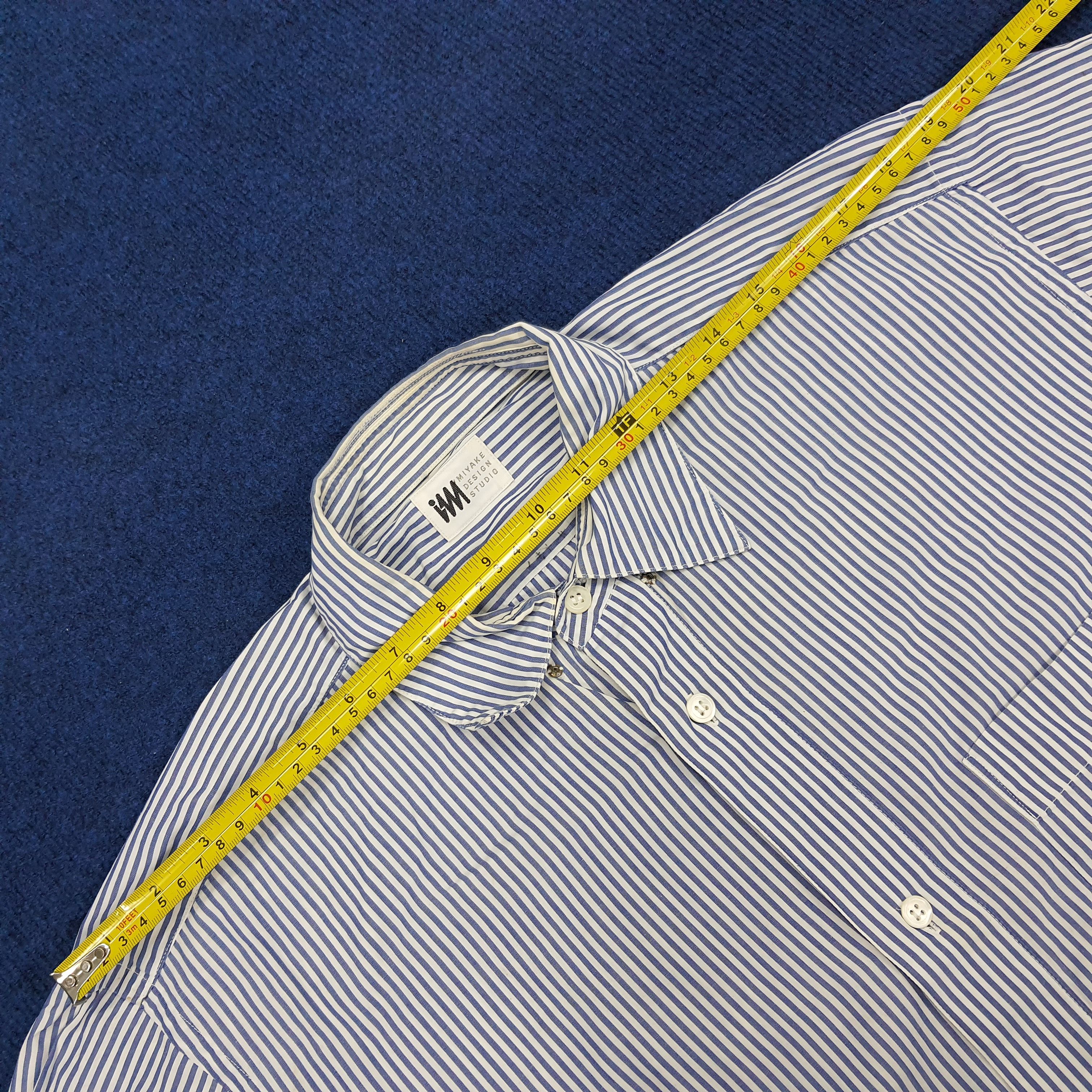 Issey Miyake × Japanese Brand × Vintage Vintage Issey Miyake Design Studio Stripes Shirt Size US M / EU 48-50 / 2 - 9 Thumbnail