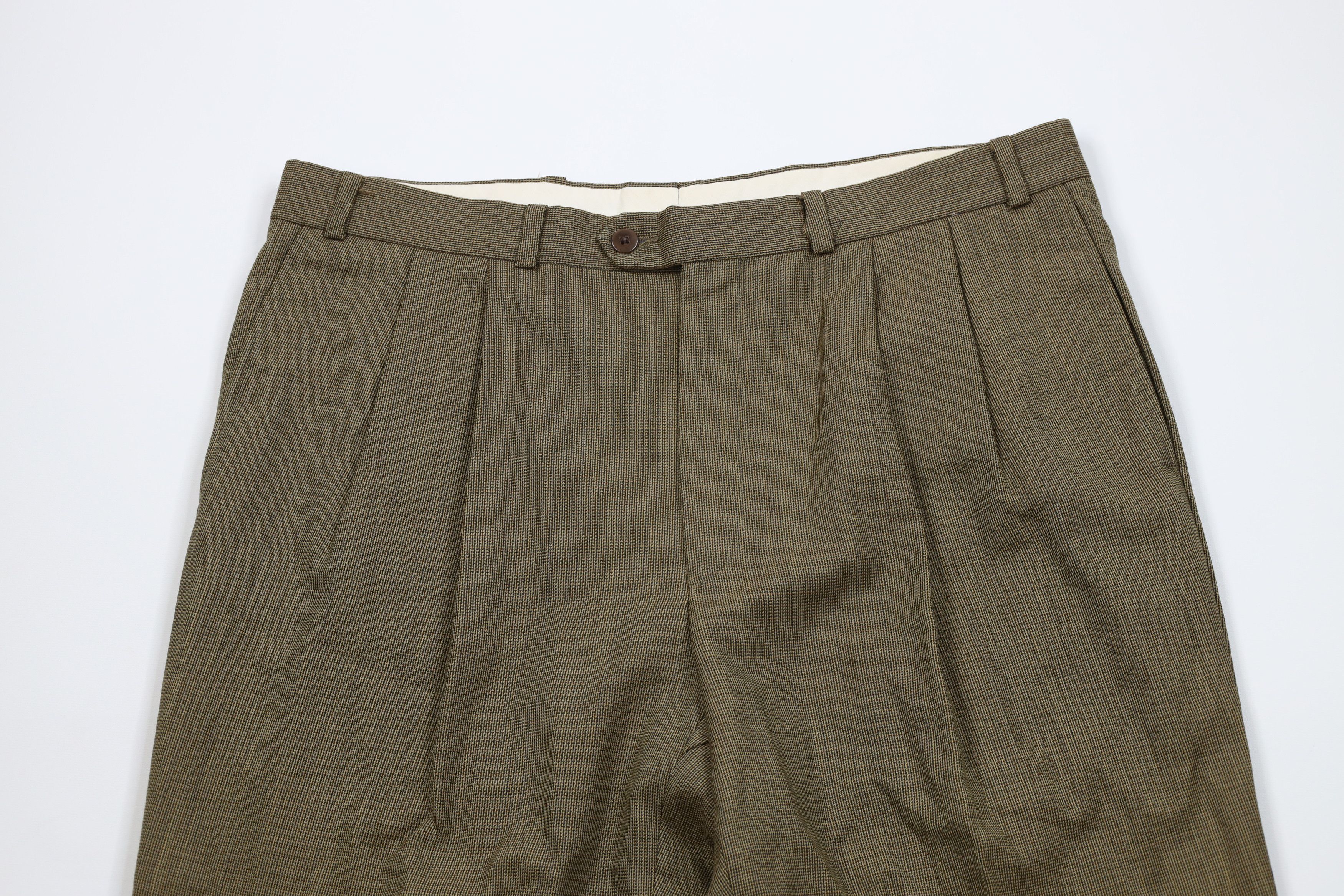 Ralph Lauren Vintage 90s Ralph Lauren Wide Leg Chino Pants Plaid Size US 36 / EU 52 - 2 Thumbnail
