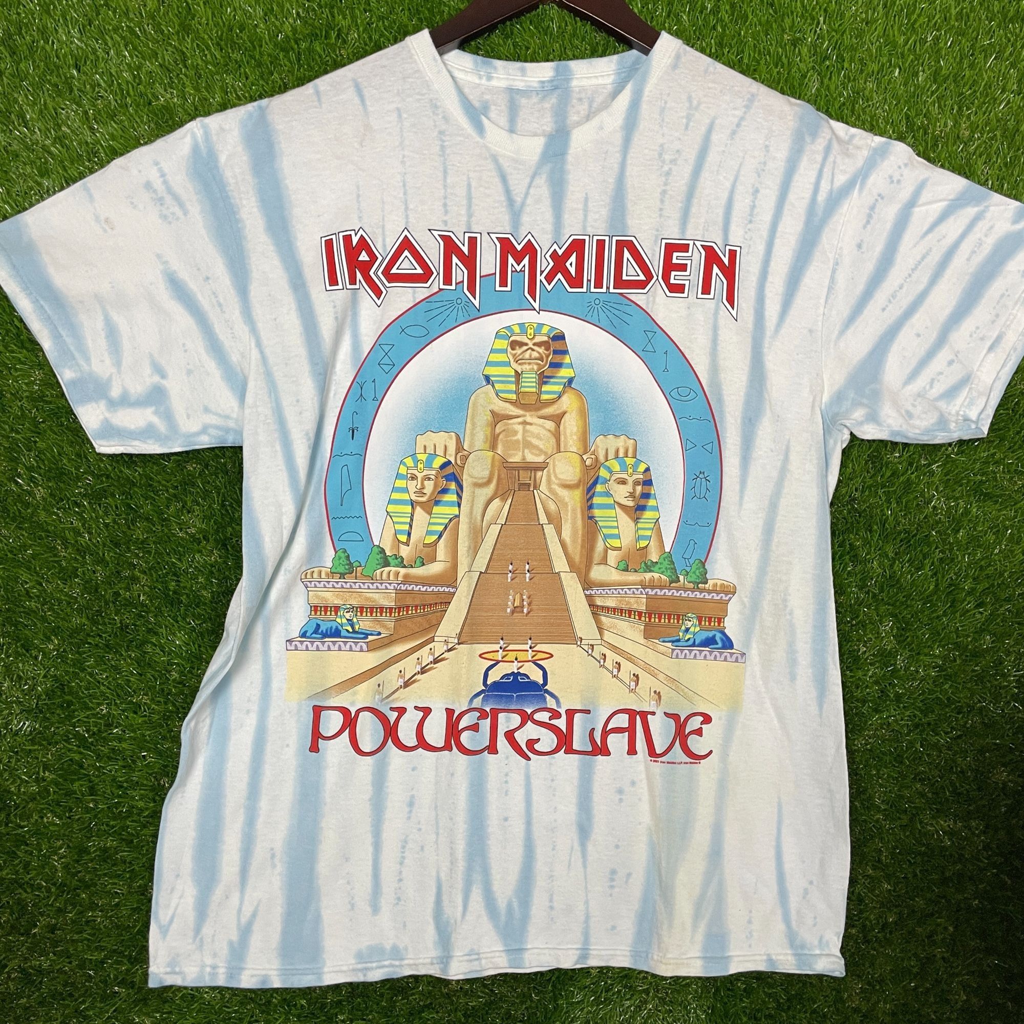 Iron Maiden Iron Maiden Power Slave Rock T-shirt size Large Size US L / EU 52-54 / 3 - 1 Thumbnail