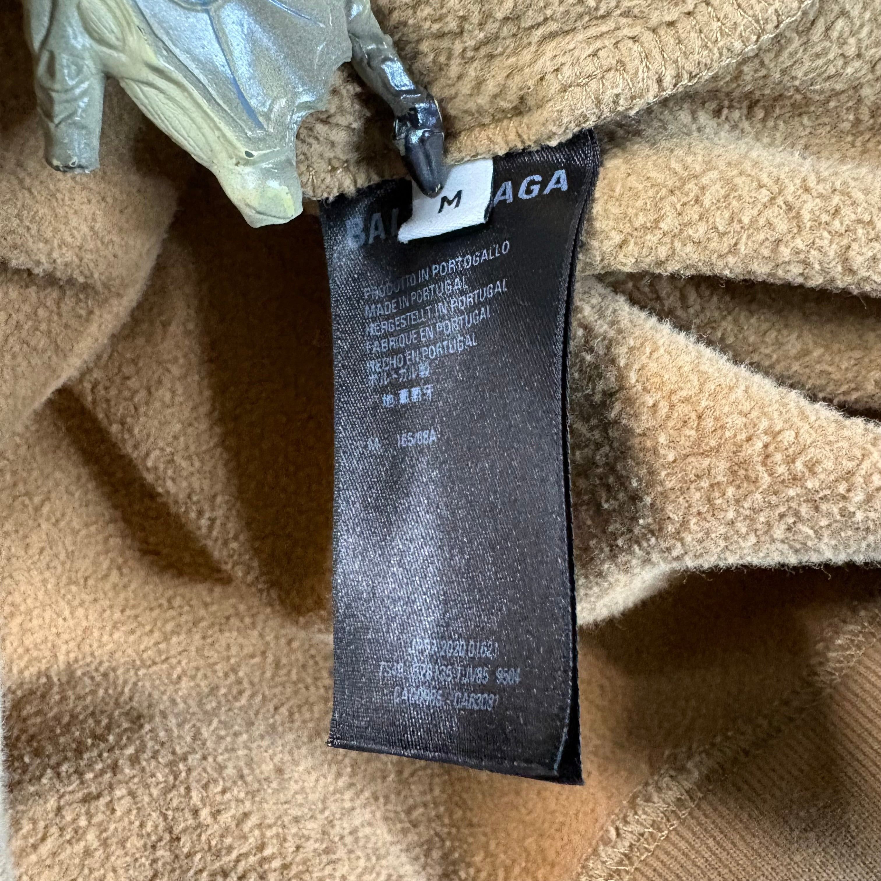 Balenciaga Balenciaga Wheat Hoodie Size Medium Size US M / EU 48-50 / 2 - 3 Thumbnail