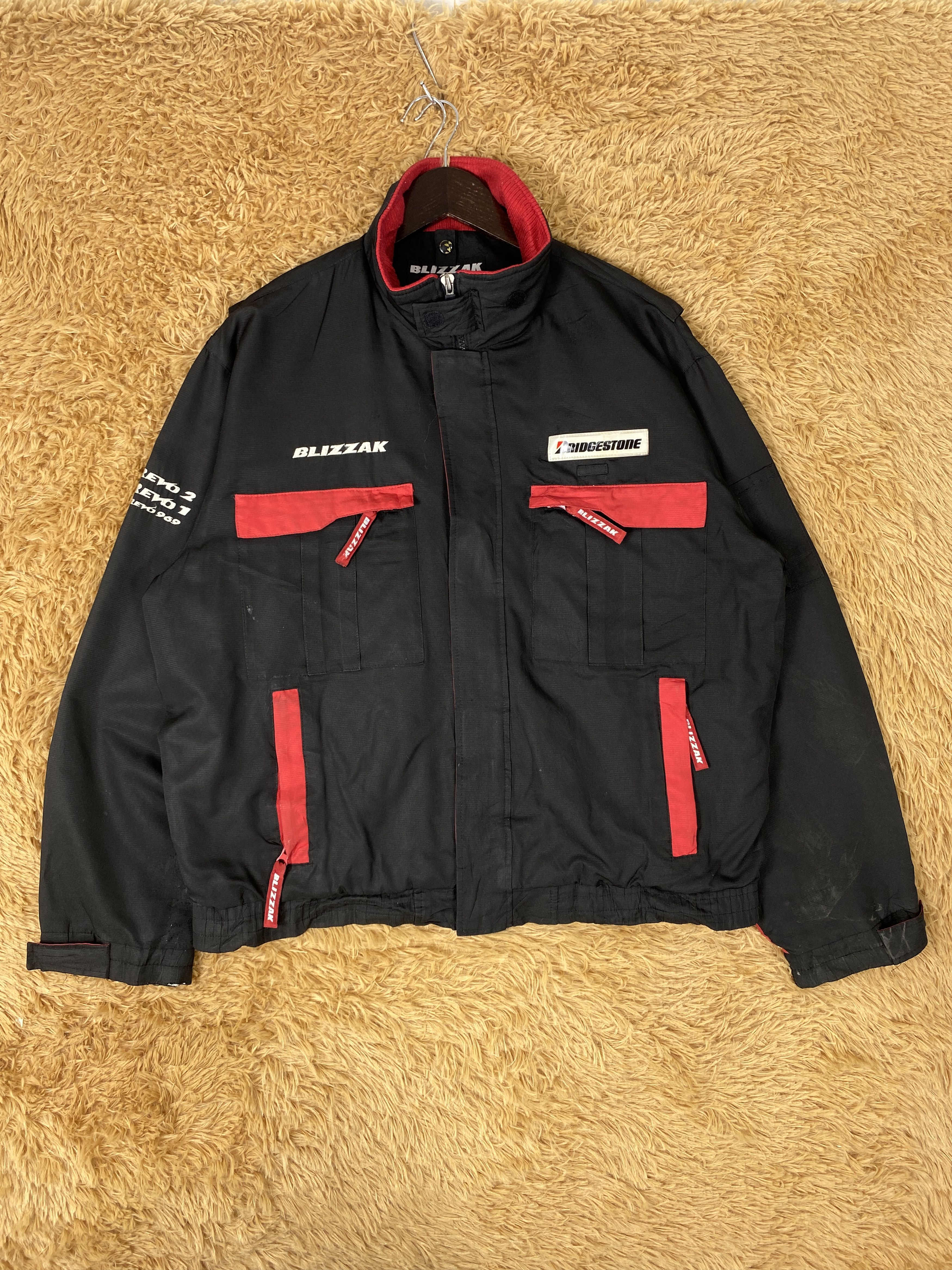 Japanese Brand Vintage Blizzak Bridgestone Jacket J2063 Size US L / EU 52-54 / 3 - 1 Thumbnail