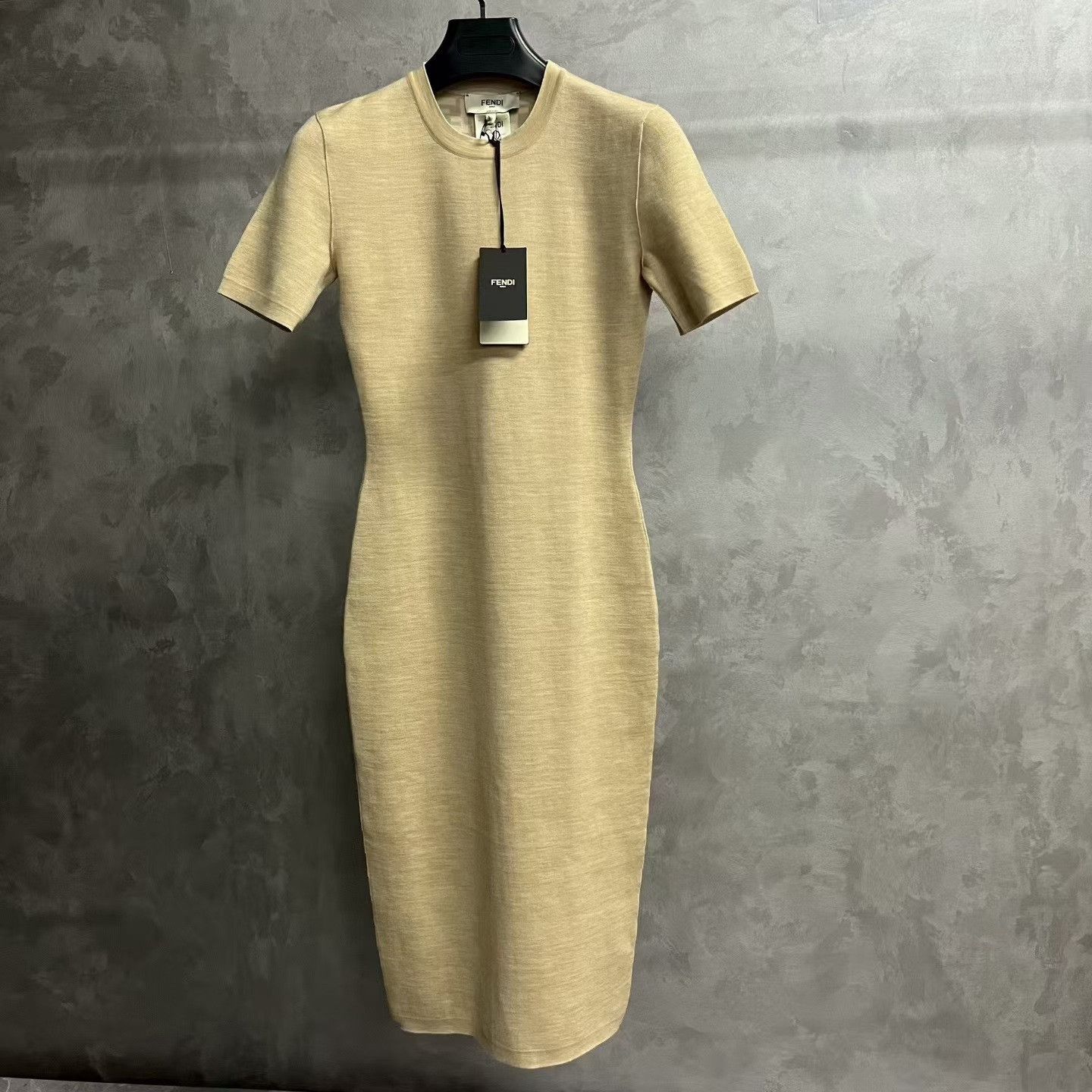 Fendi Fendi Casual Long Beige Dress XS Women Size XS / US 0-2 / IT 36-38 - 1 Thumbnail